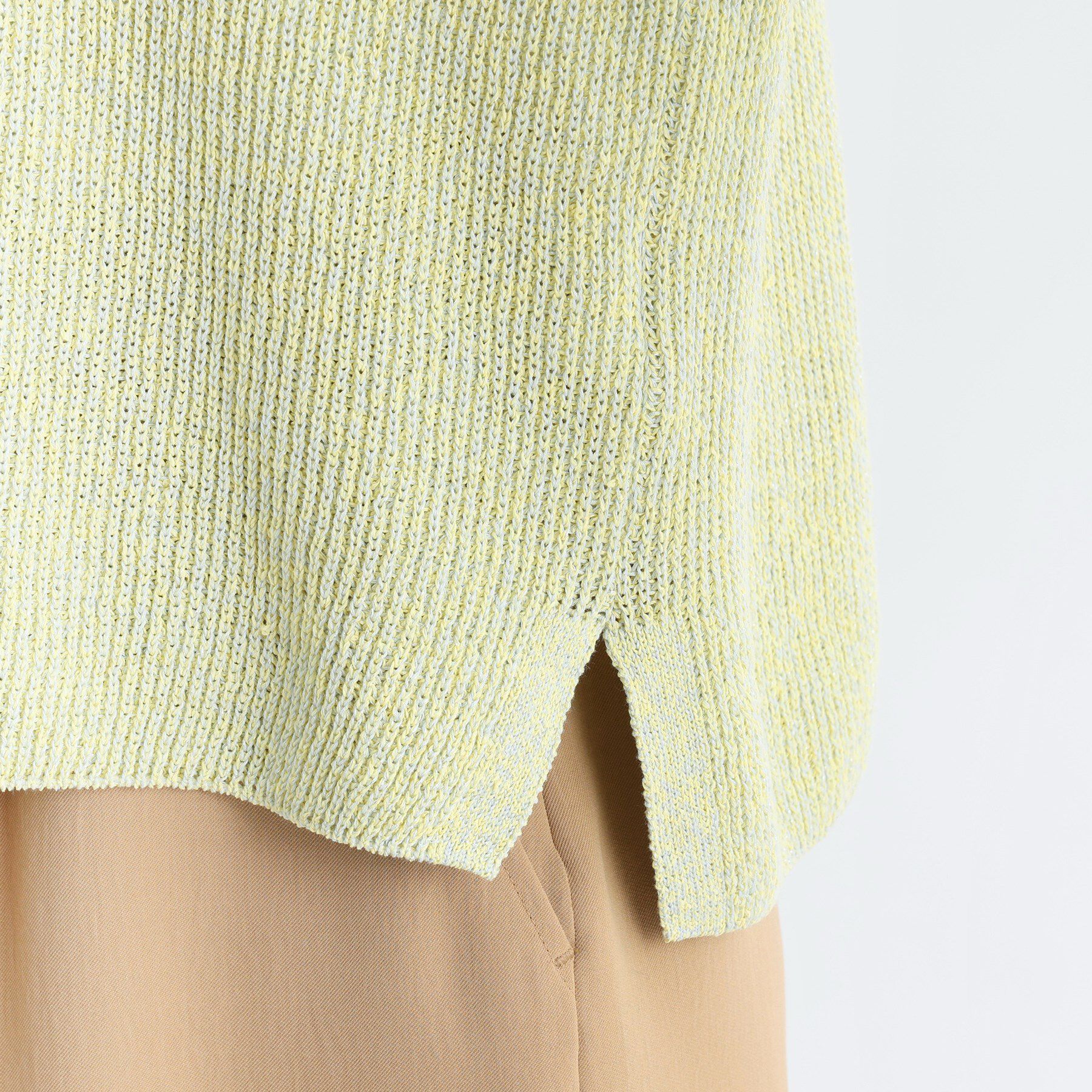 Reflect「【夏SALE】クルーネックミックスカラーニット」|ニット・セーター|