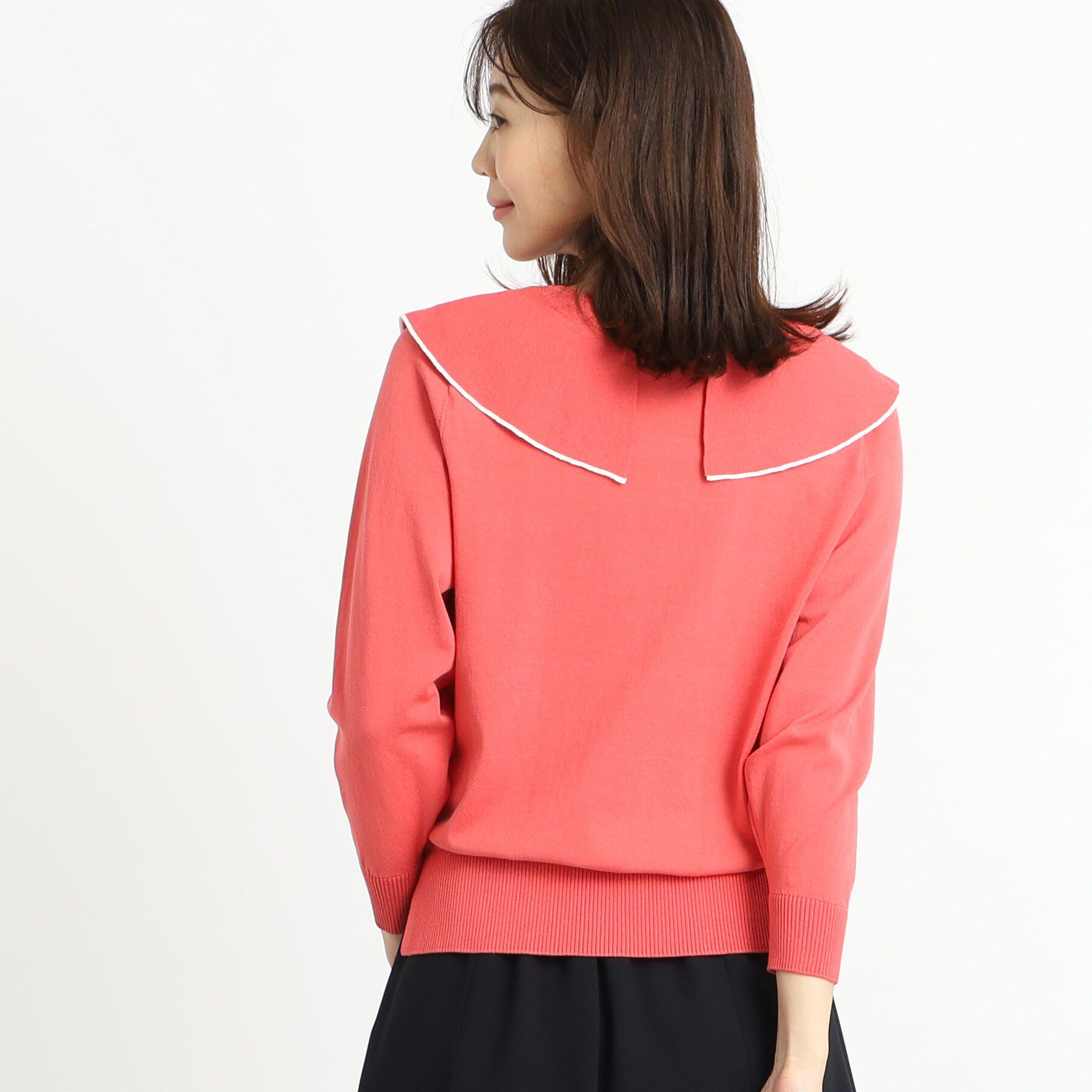 Reflect「ラッフルフリルプルオーバーニット」|ニット・セーター|