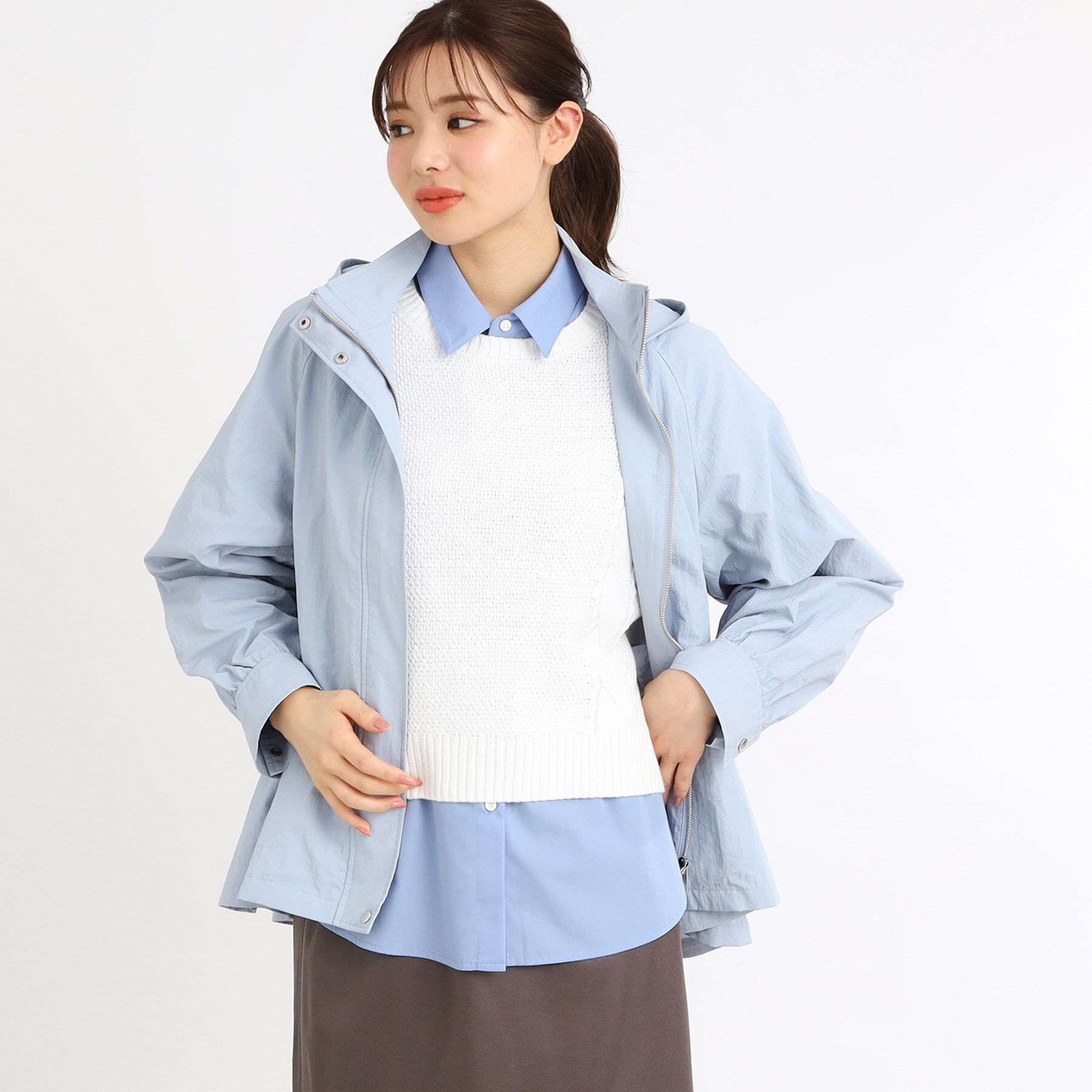 Reflect「フーデッドライティブルゾン」|ブルゾン・スタジャン|