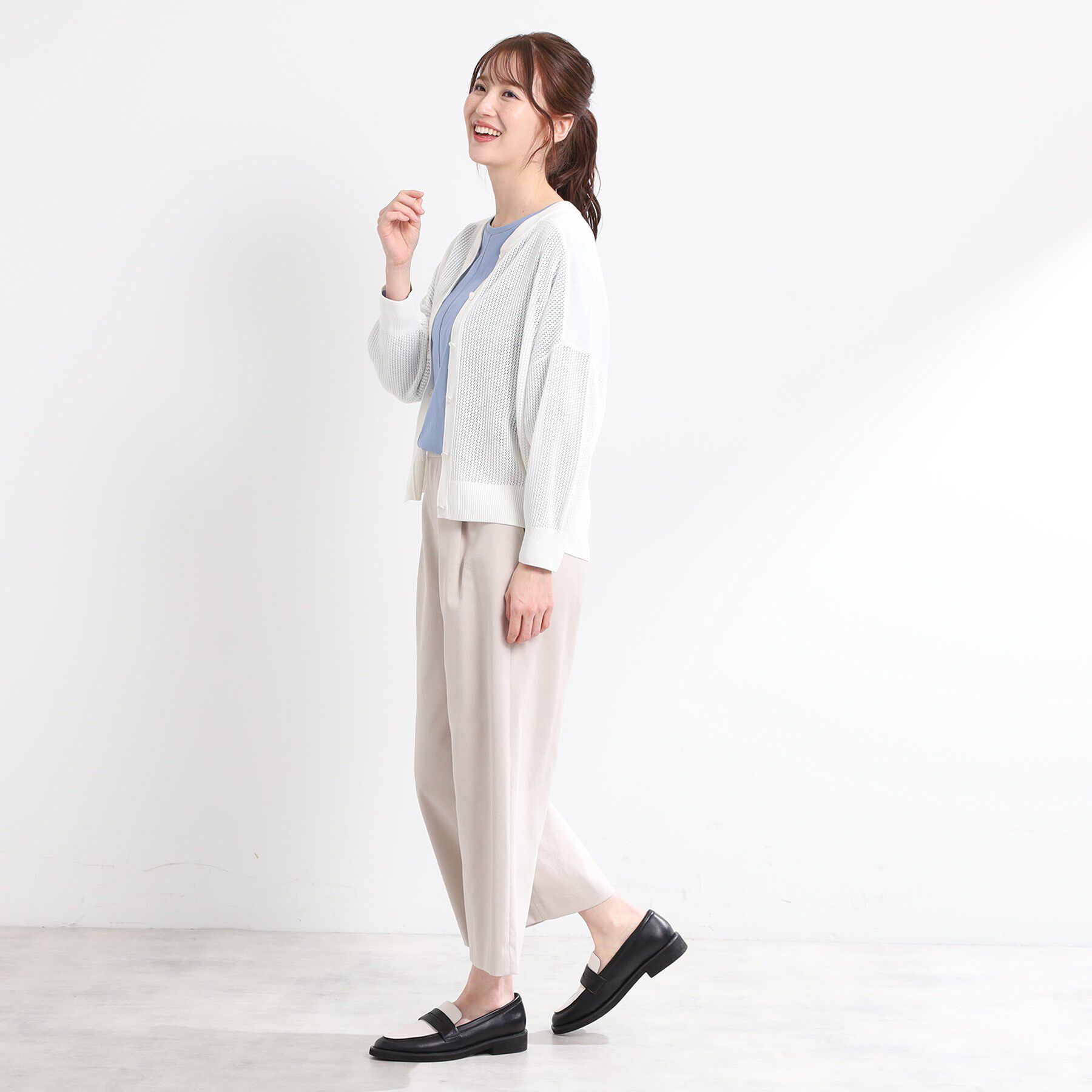 Reflect「【E‐QUALITY／手洗い可】ドライタッチカーディガン」|カーディガン|