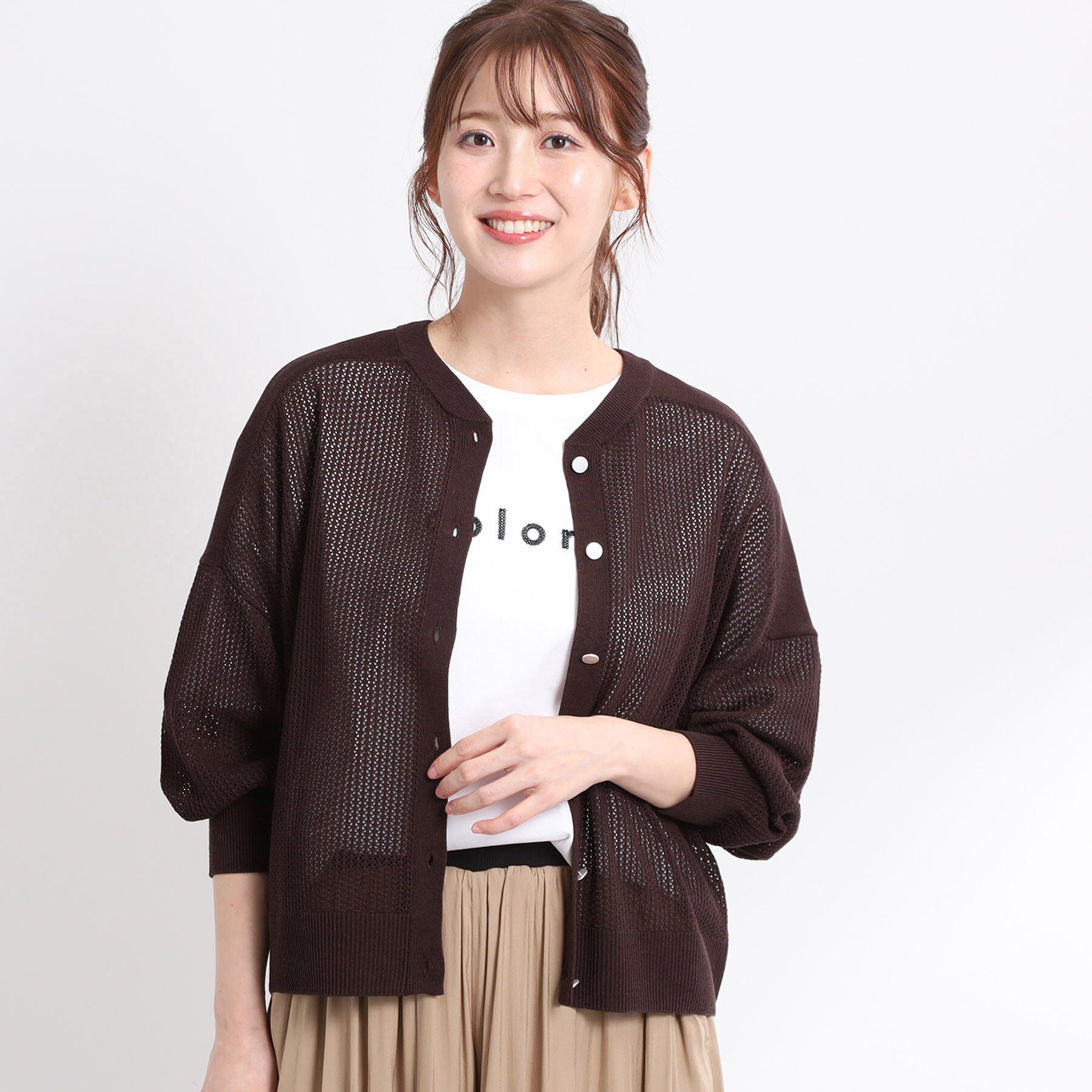 Reflect「【E‐QUALITY／手洗い可】ドライタッチカーディガン」|カーディガン|