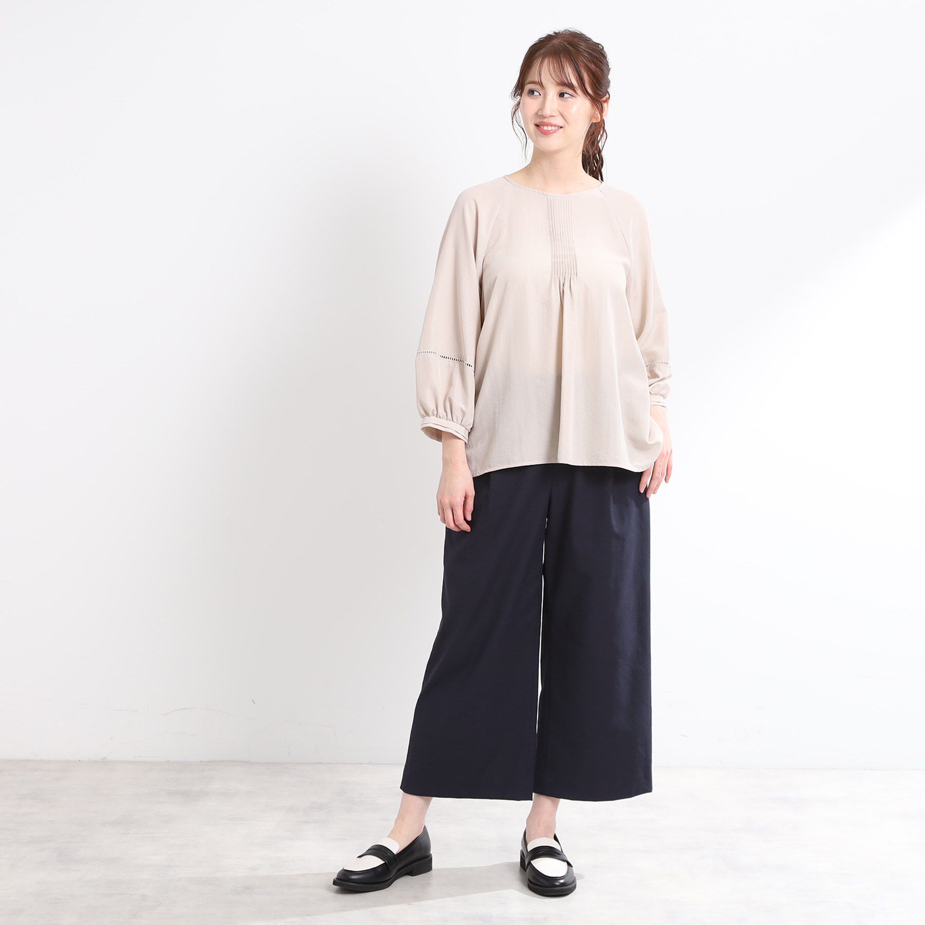 Reflect「【E‐QUALITY／手洗い可】ワイドクロップドパンツ」|その他|