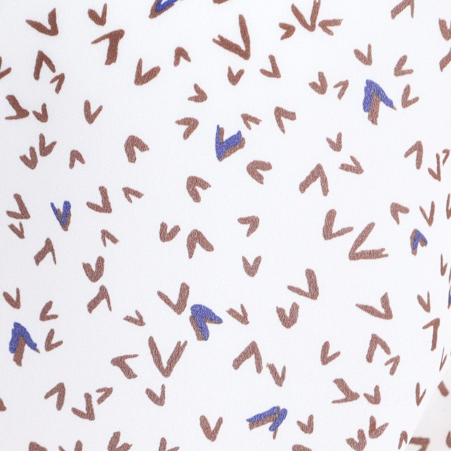 Reflect「【マシンウォッシュ可／セットアップ可】ボウタイプリントブラウス」|シャツ・ブラウス|