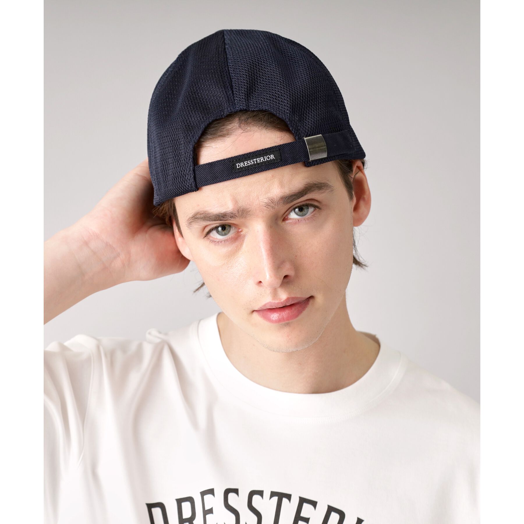 DRESSTERIOR「Dロゴ メッシュキャップ」|キャップ・キャスケット|