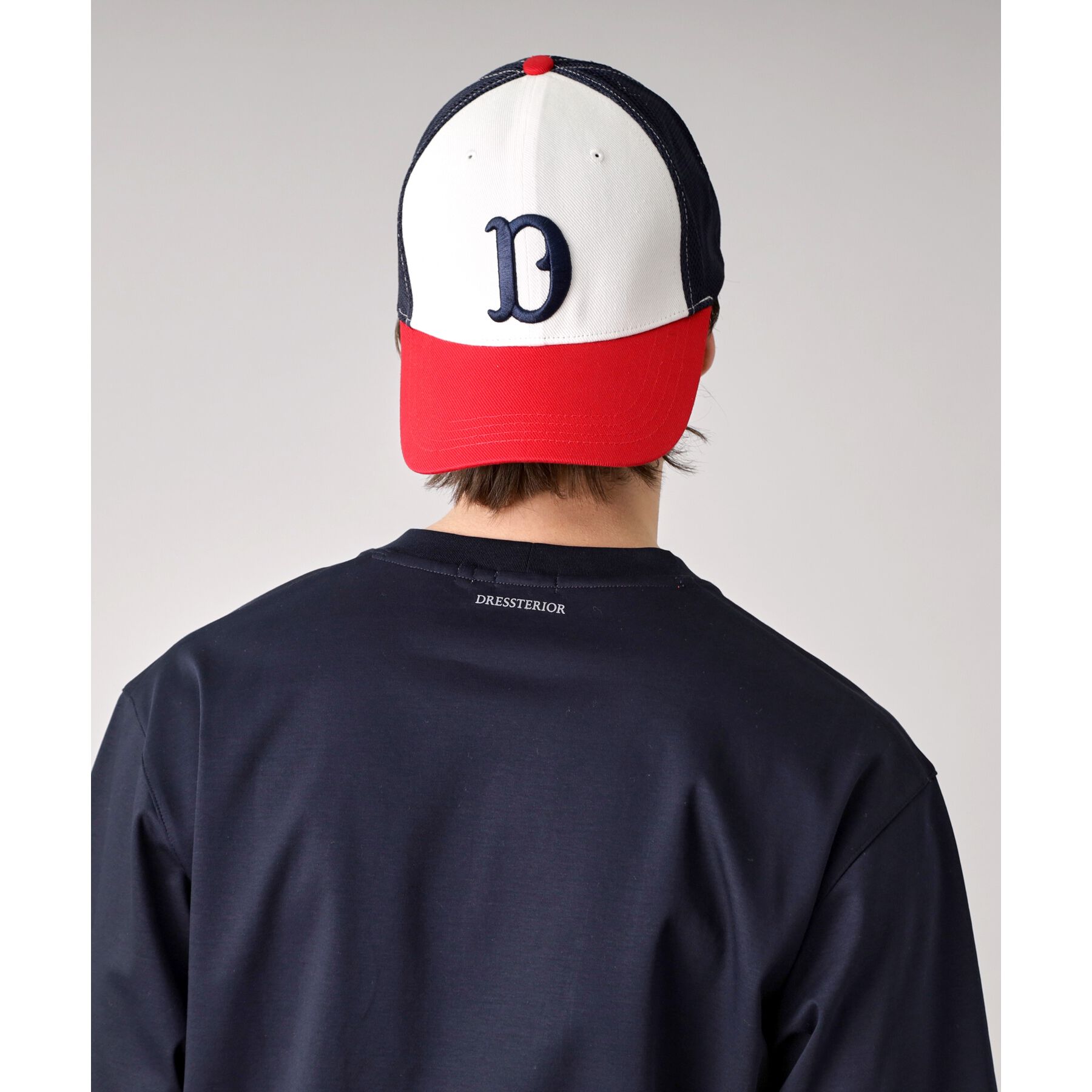 DRESSTERIOR「Dロゴ メッシュキャップ」|キャップ・キャスケット|