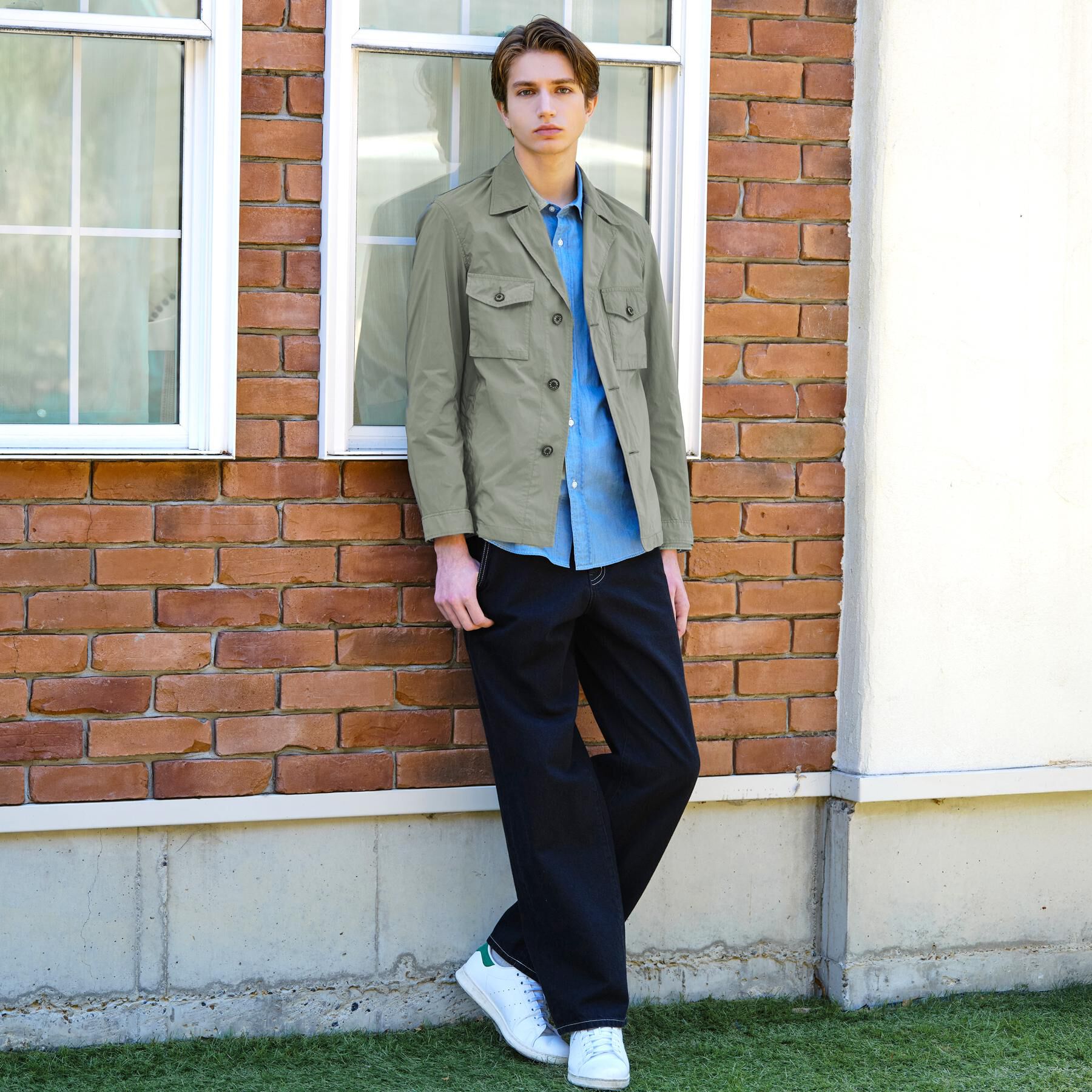 DRESSTERIOR「【ウォッシャブル】ガーメントダイ M65フィールドジャケット」|ブルゾン・スタジャン|