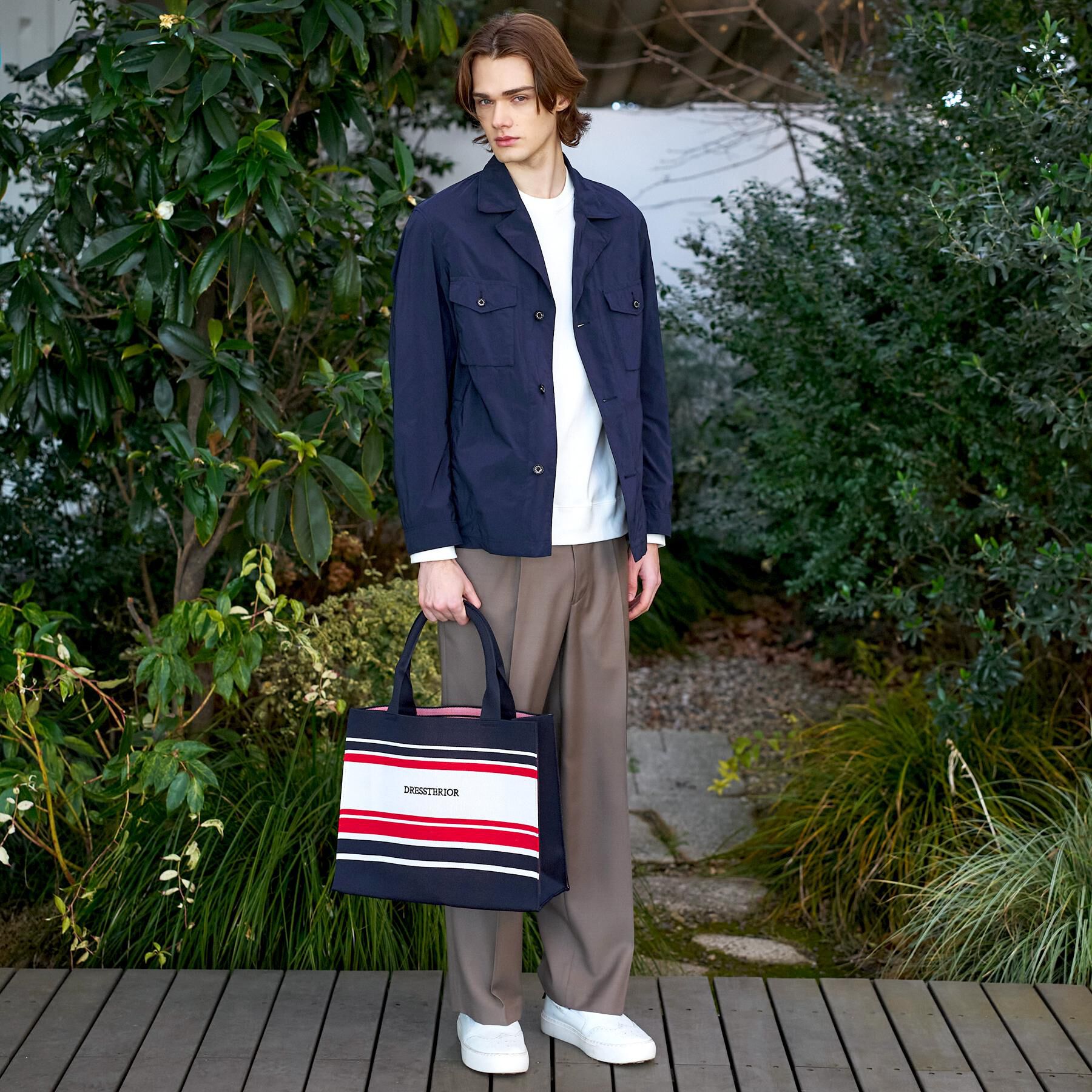 DRESSTERIOR「【ウォッシャブル】ガーメントダイ M65フィールドジャケット」|ブルゾン・スタジャン|