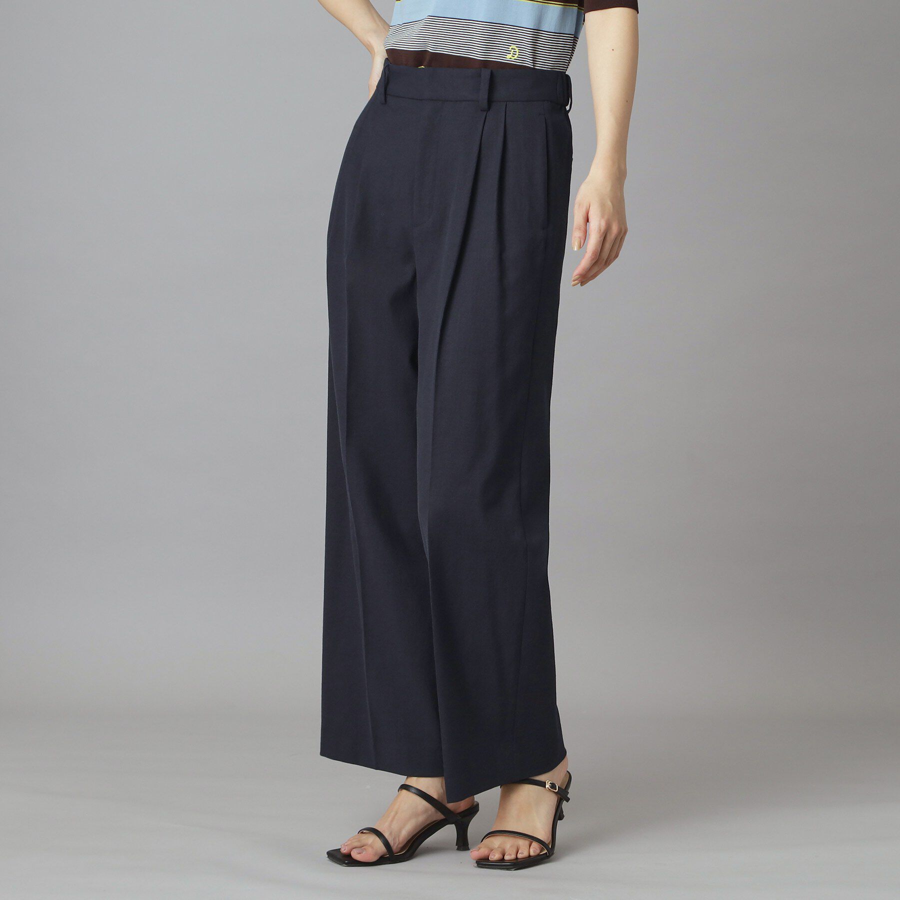 DRESSTERIOR「【吸水速乾/セットアップ可】リネンブレンドオックス ワイドパンツ」|その他|