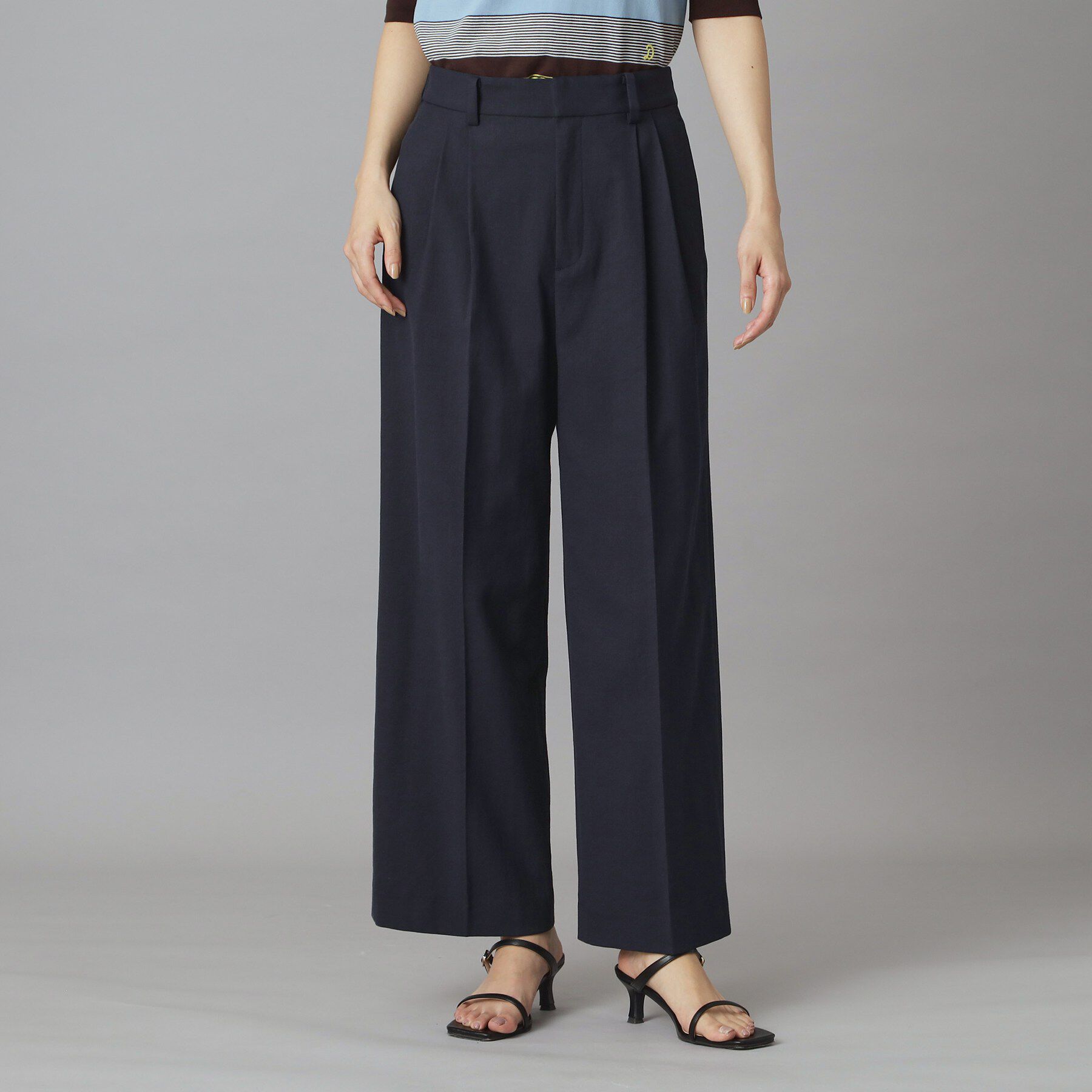 DRESSTERIOR「【吸水速乾/セットアップ可】リネンブレンドオックス ワイドパンツ」|その他|