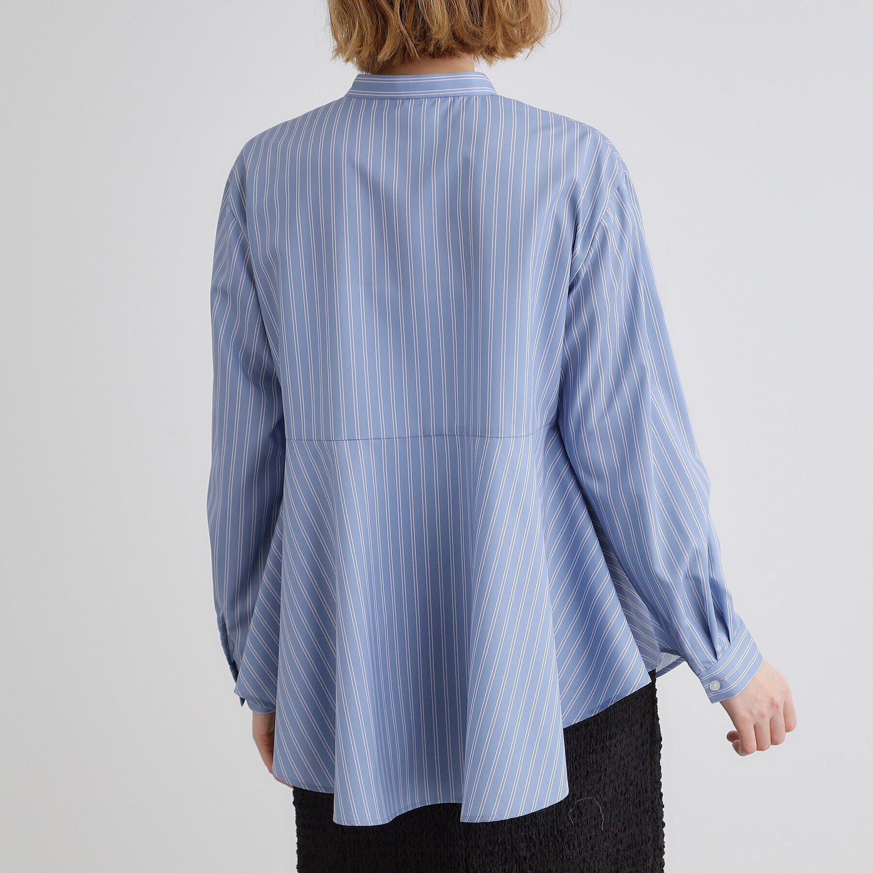 grove「ペプラムスタンドネックシャツ」|シャツ・ブラウス|