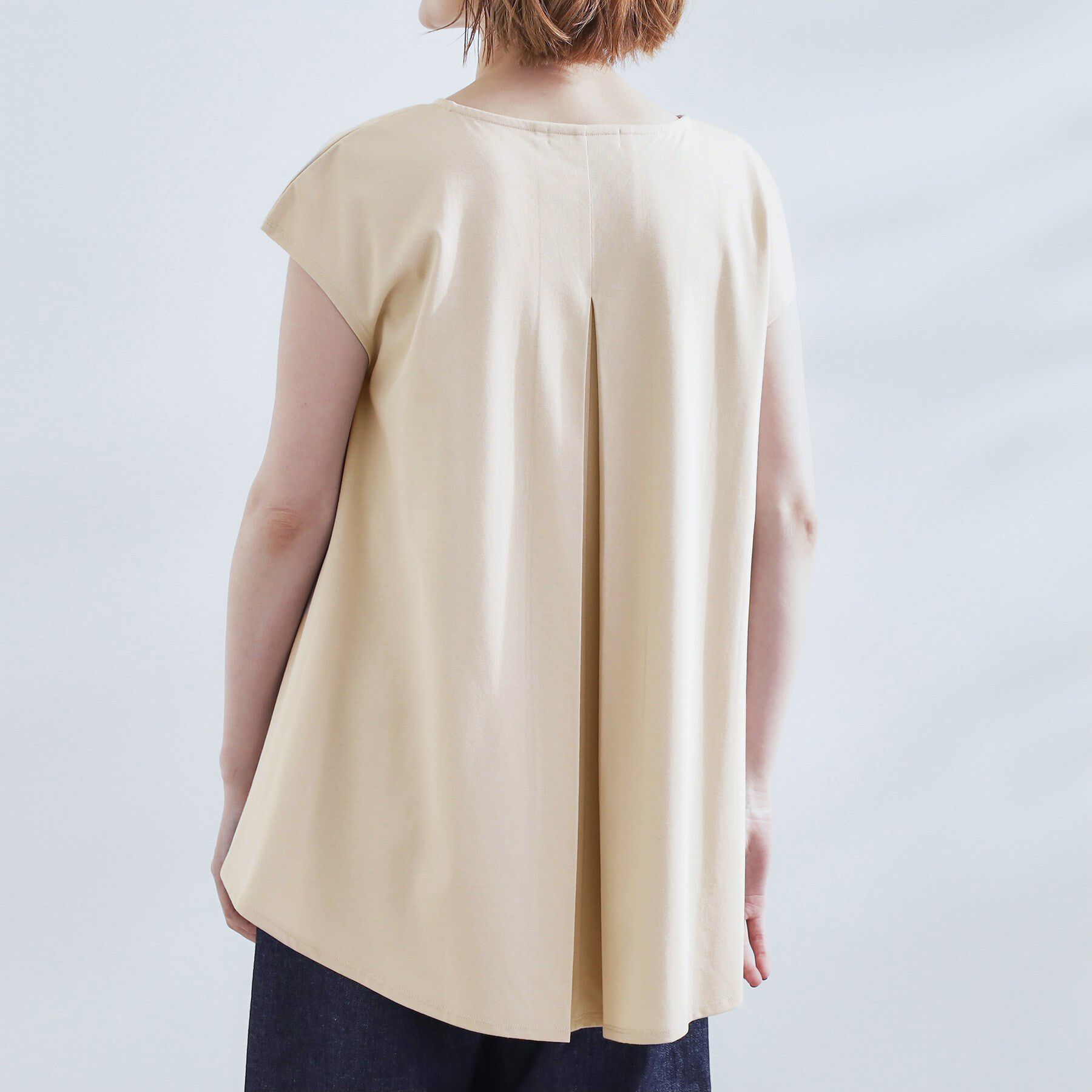 grove「すっきり見え　ペプラムフレンチスリーブカットソー」|Tシャツ・カットソー|