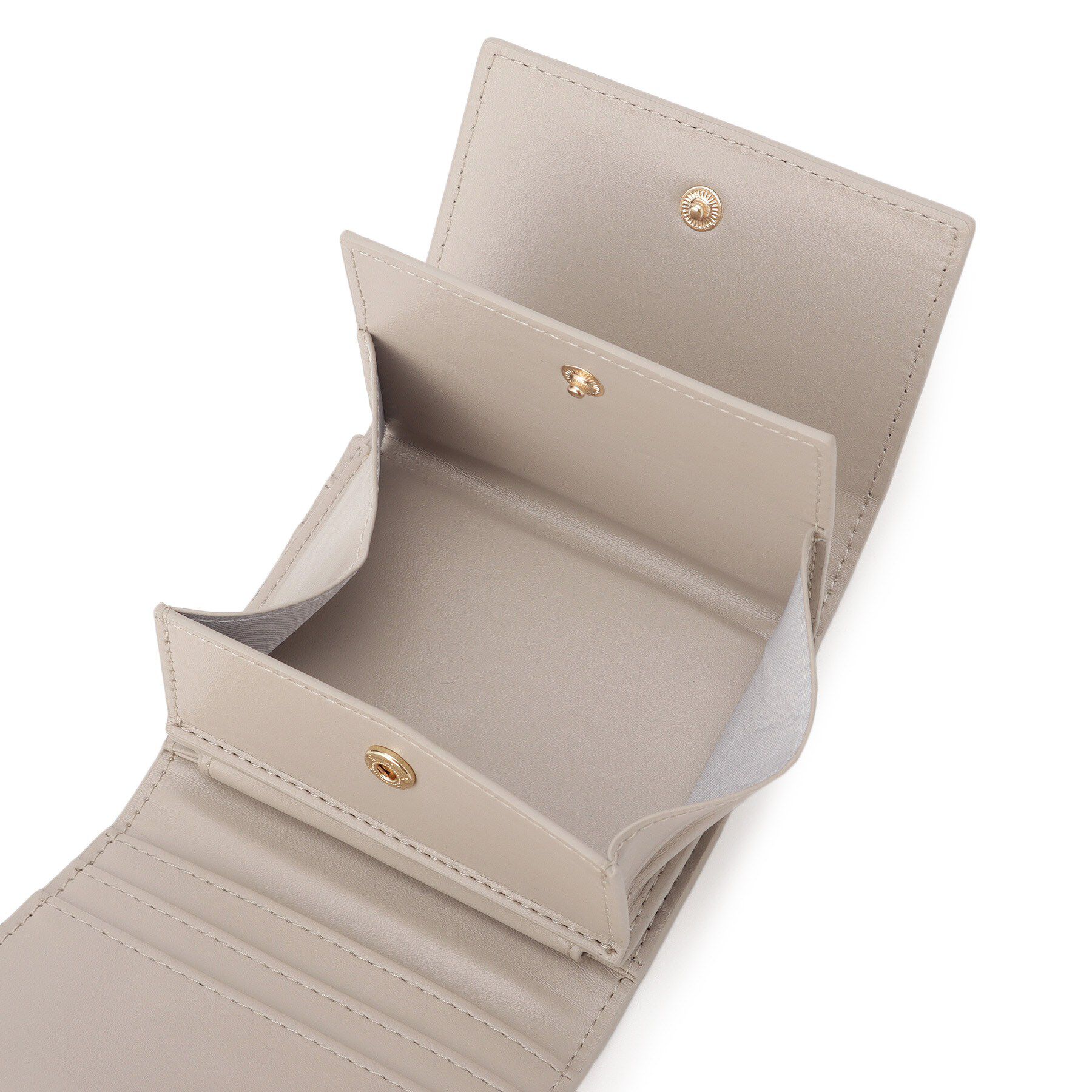 grove「リボンエナメル三つ折り財布」|財布|