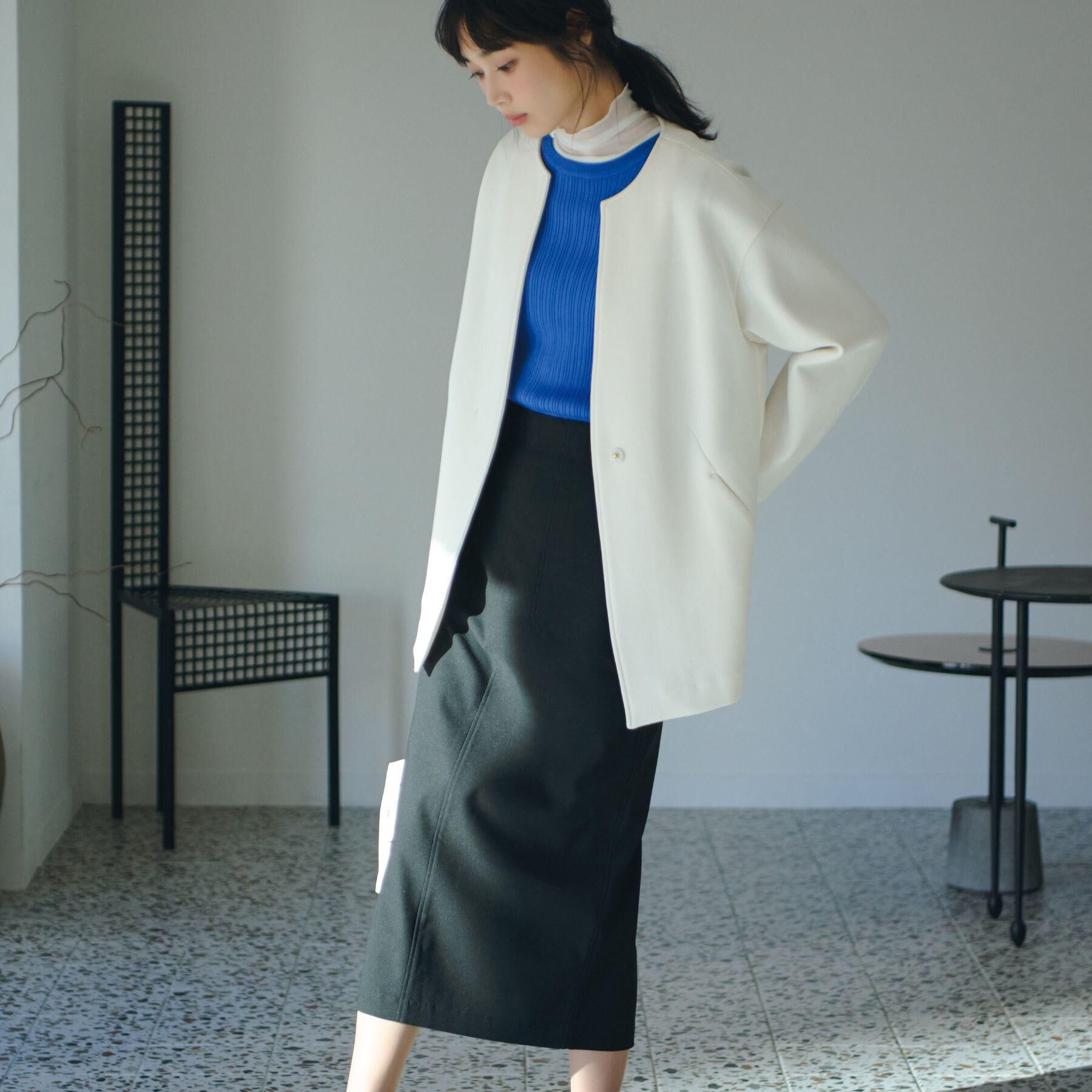 grove「【貴島明日香さん着用】ハイパーストレッチナロースカート」|スカート|