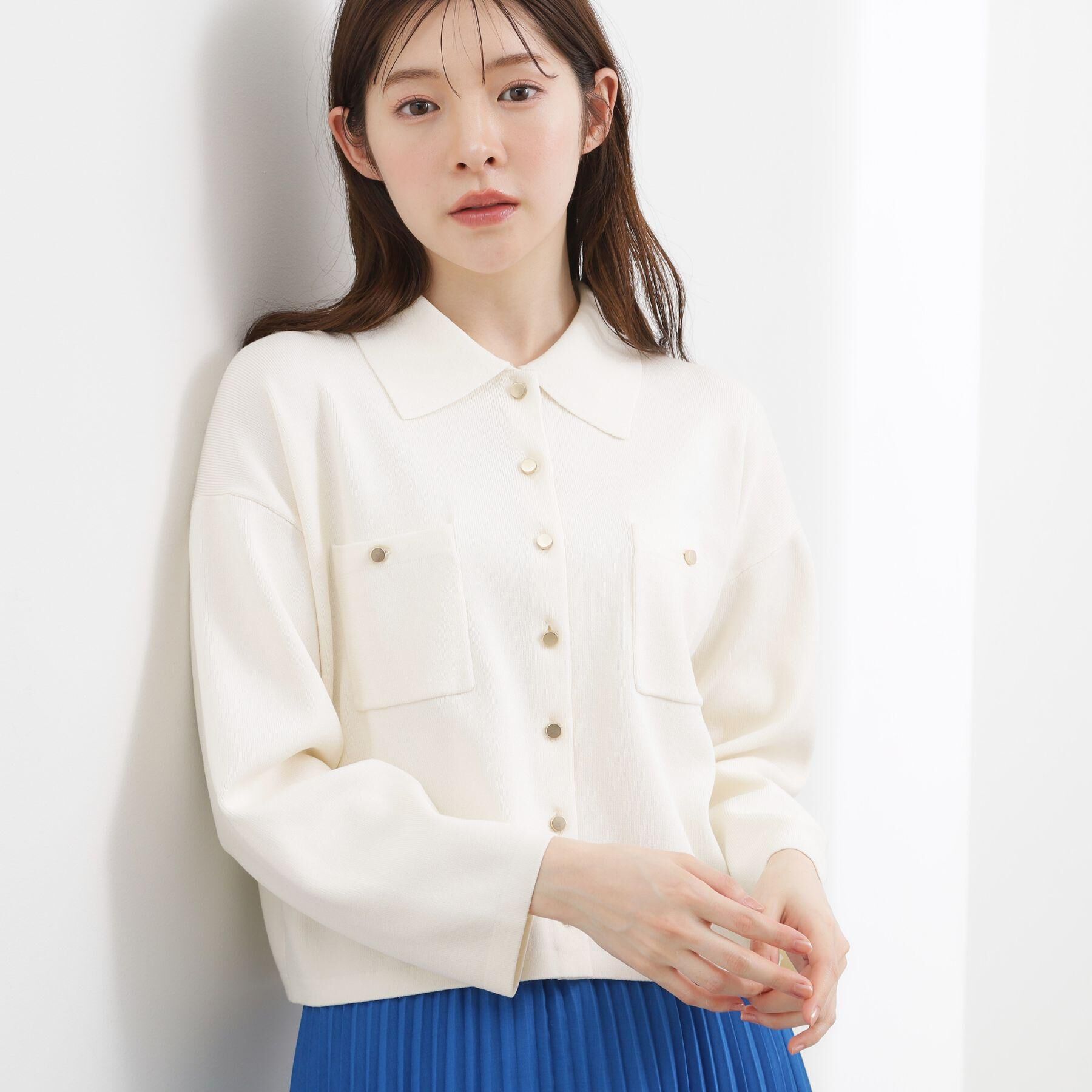 grove「高評価！一枚でも羽織でも、大人のTOPS風カーディガン」|カーディガン|オフ(003)