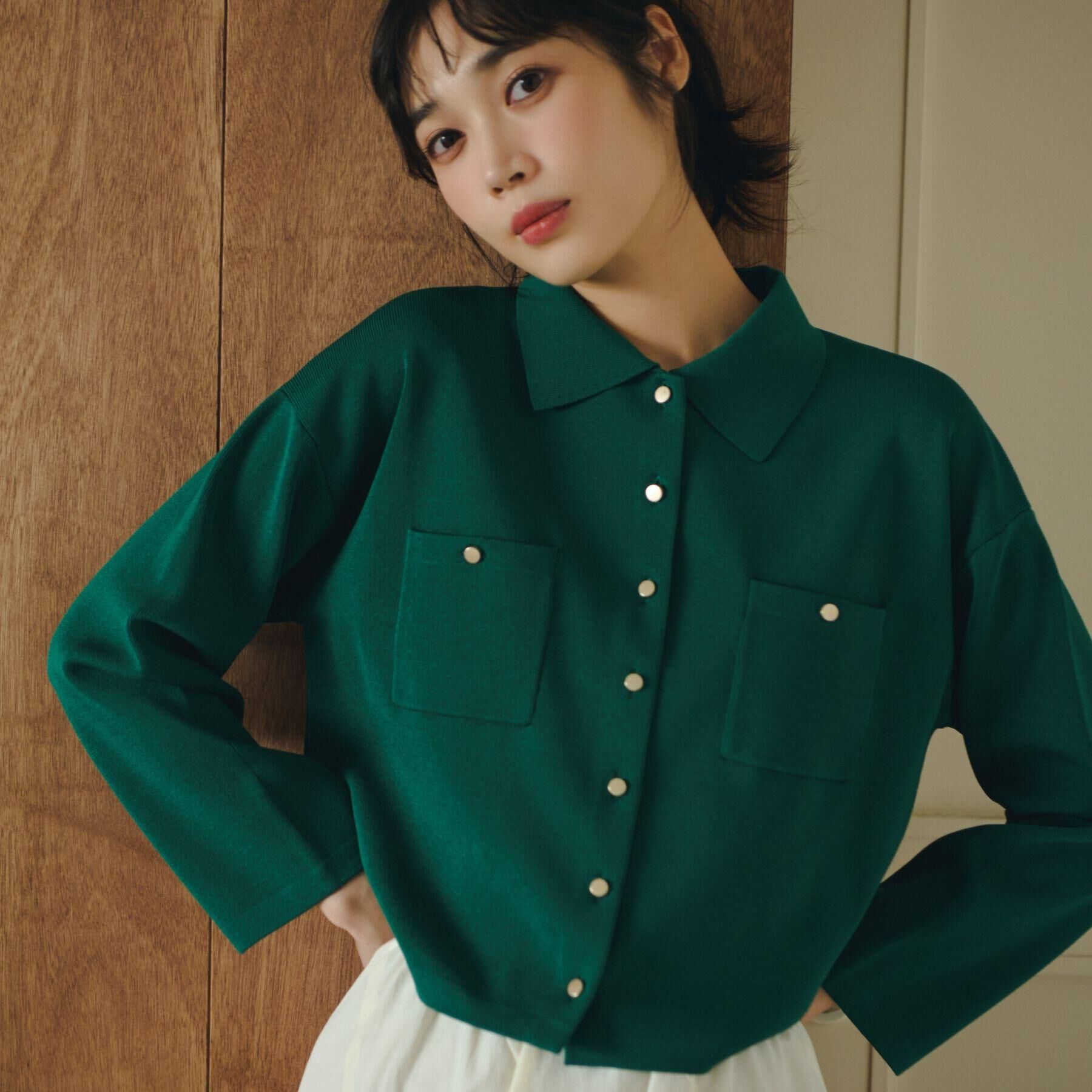 grove「高評価！一枚でも羽織でも、大人のTOPS風カーディガン」|カーディガン|