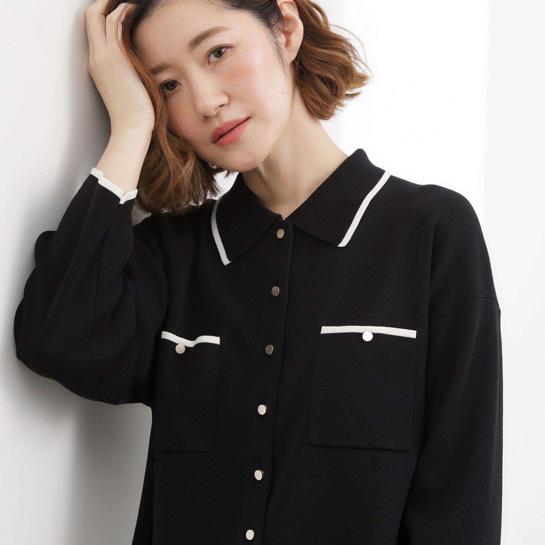 grove「高評価！一枚でも羽織でも、大人のTOPS風カーディガン」|カーディガン|