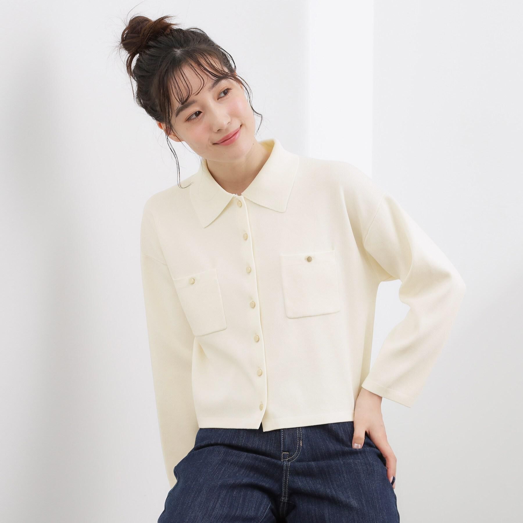 grove「高評価！一枚でも羽織でも、大人のTOPS風カーディガン」|カーディガン|