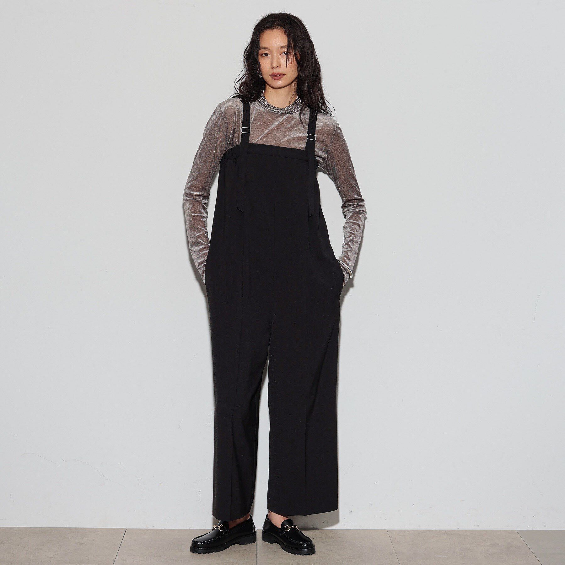 GALLEST「ベアオールインワン」|オールインワン|ﾌﾞﾗｯｸ(019)