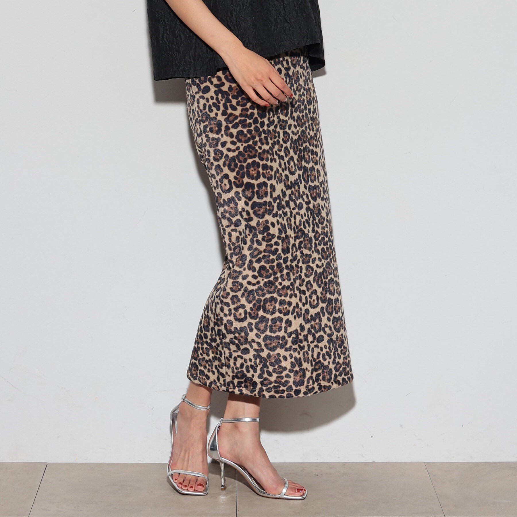 GALLEST「レオパードタイトスカート」|スカート|