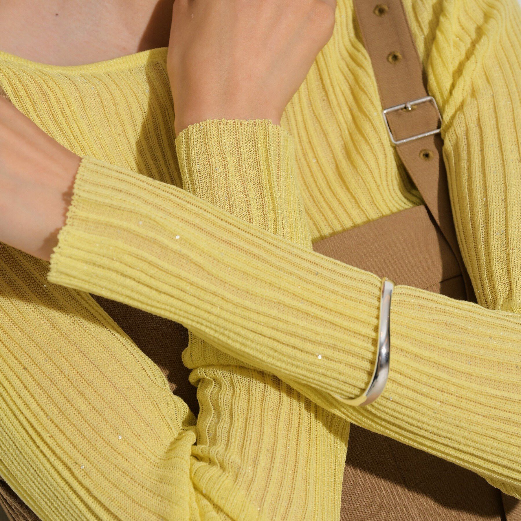 GALLEST「シアースパンコールニット」|ニット・セーター|