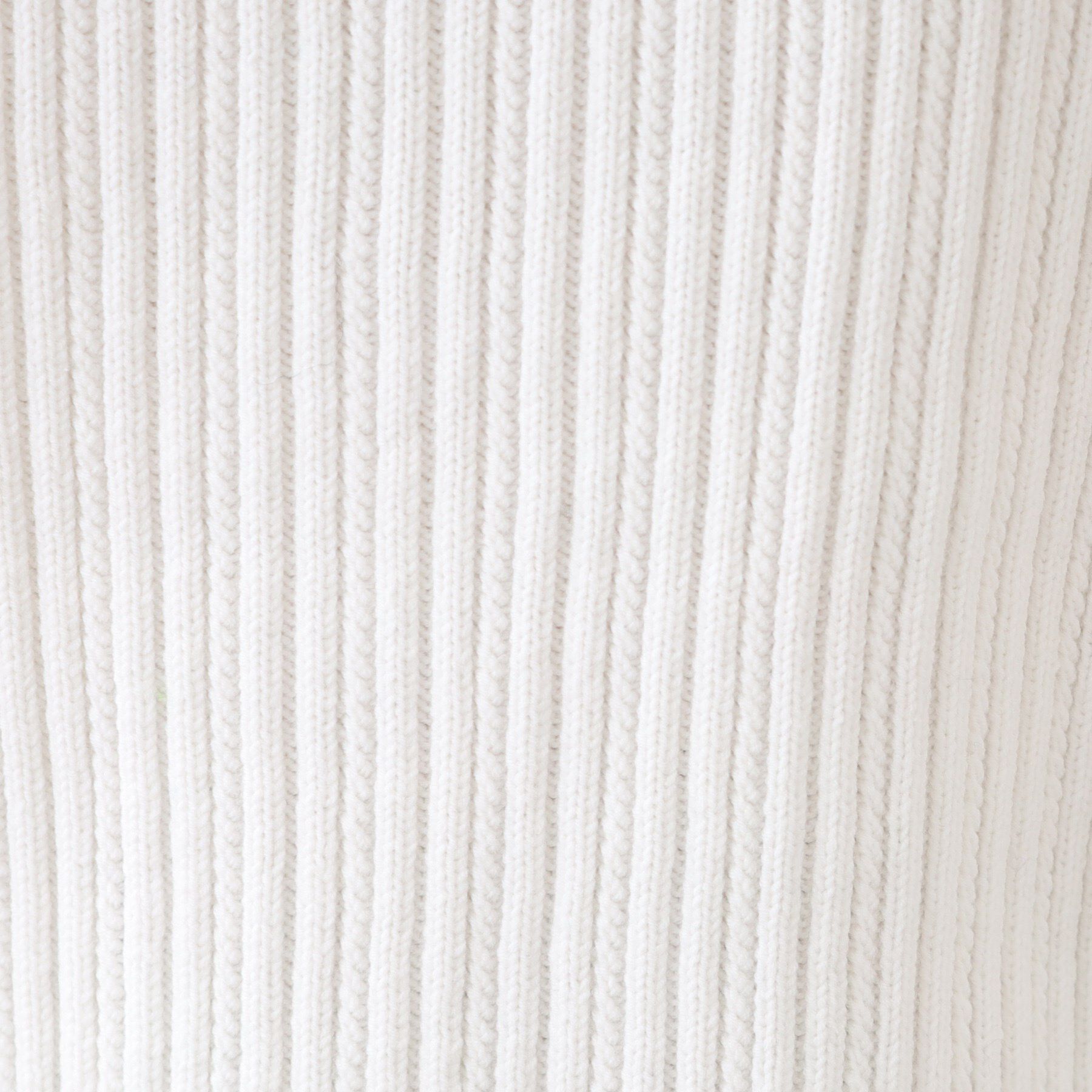 INDIVI「【コットン混／洗える】ミニケーブル柄ニット」|ニット・セーター|