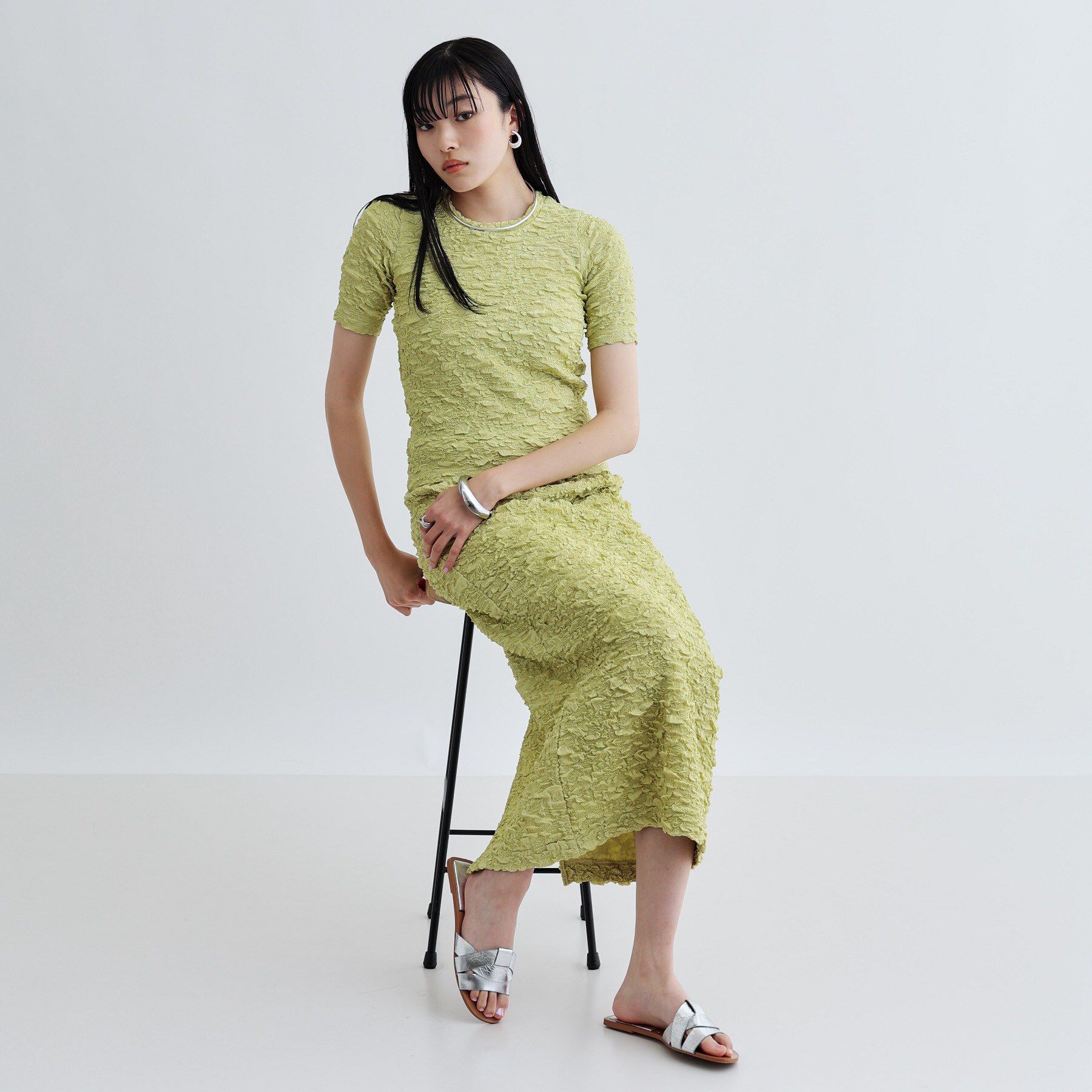 GALLEST「【セットアップ可能】ふくれジャカードトップス」|Tシャツ・カットソー|