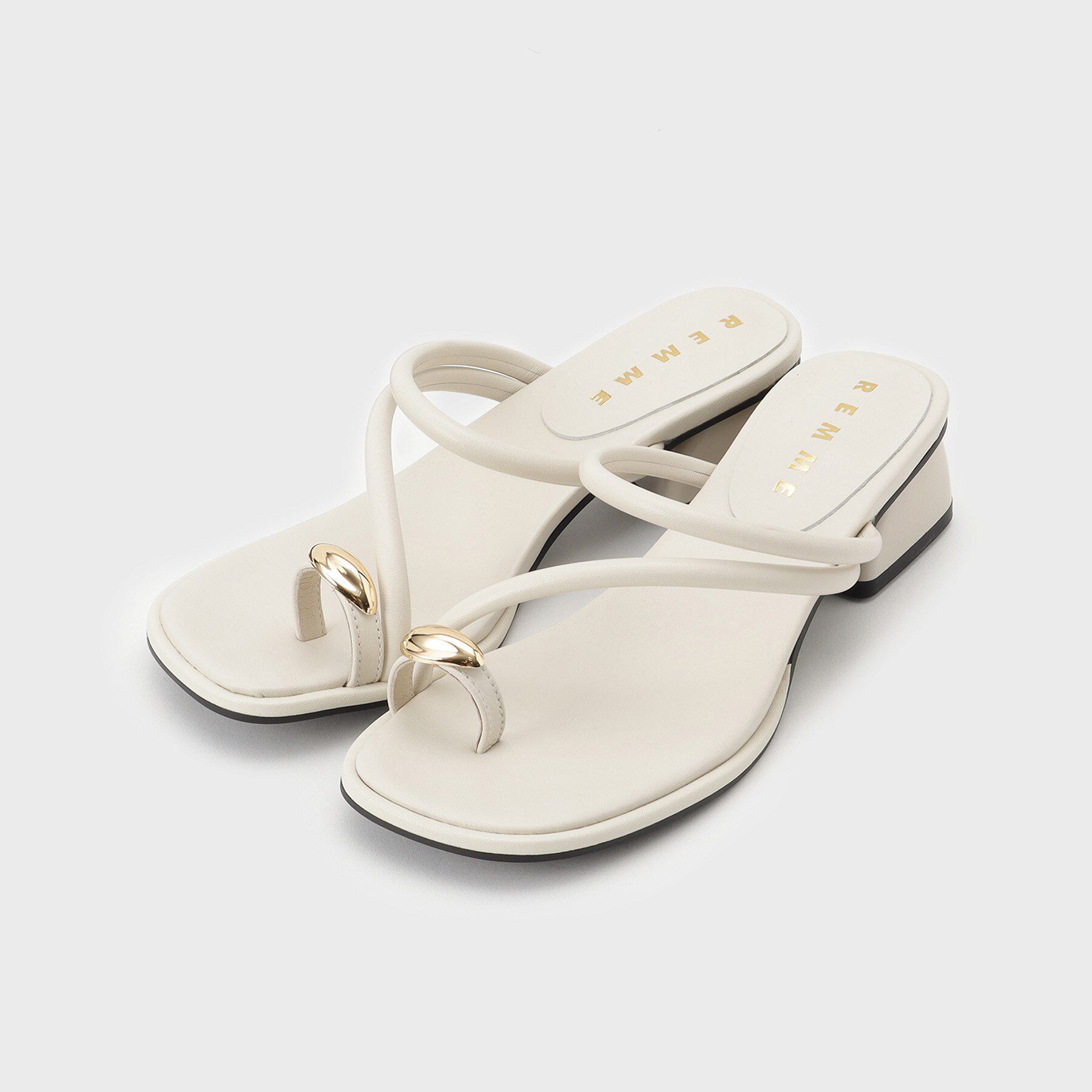 GALLEST「【REMME】スクエアトゥサンダル」|サンダル|