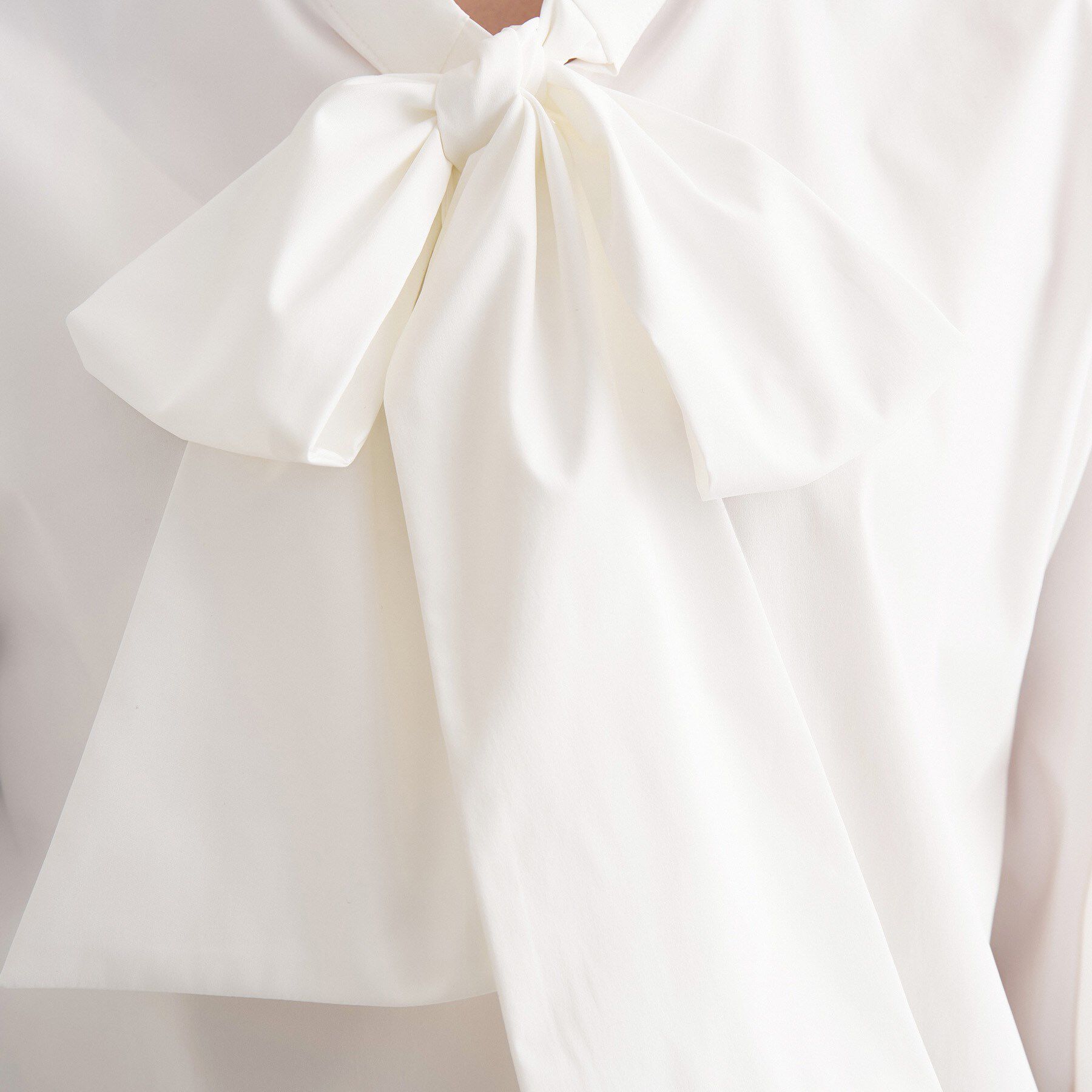 INDIVI「【2点セット／洗える】ツイードジレ＆ボウタイブラウス」|その他|