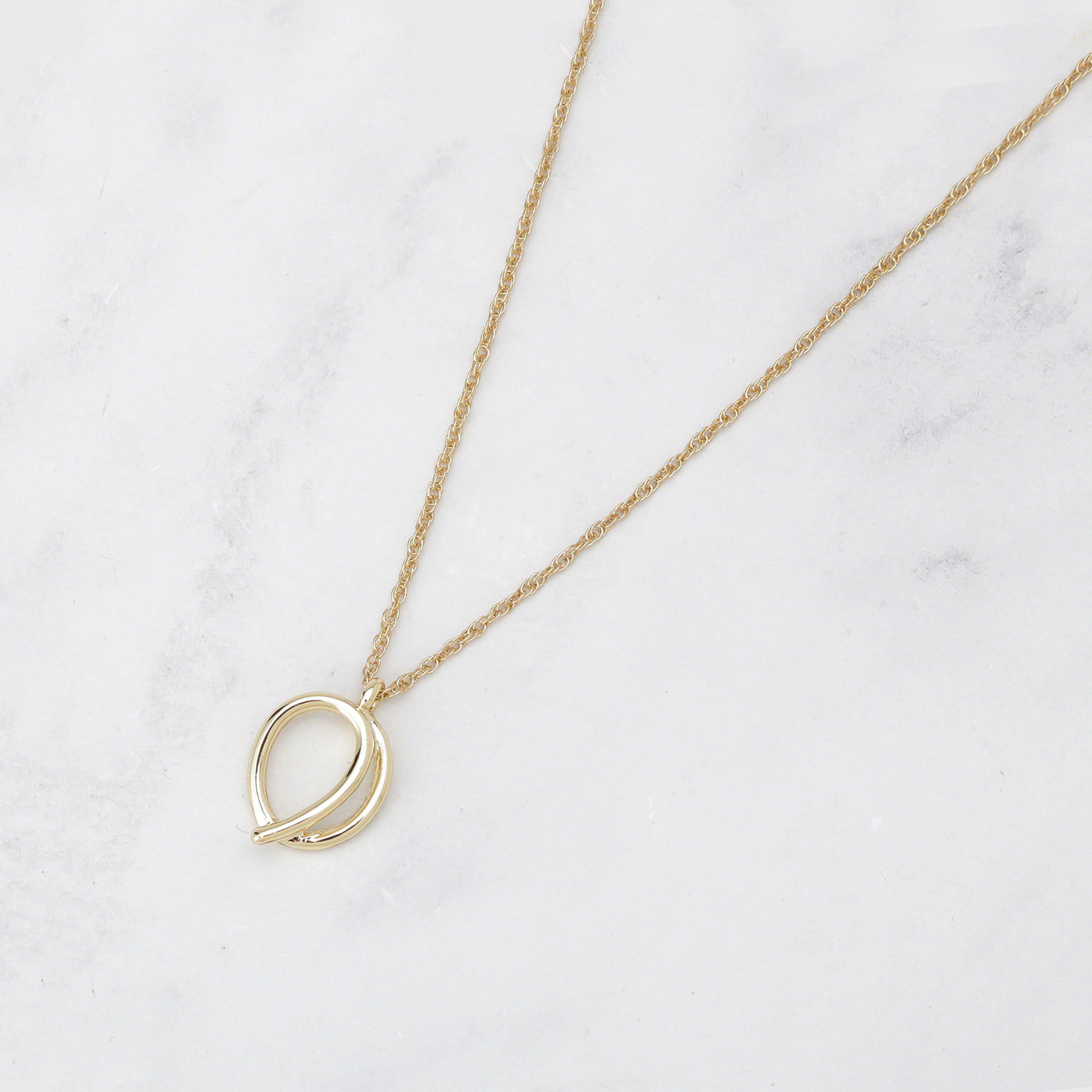 INDIVI「【選べるデザイン】スモールワントップネックレス」|ネックレス|ゴールド(607)