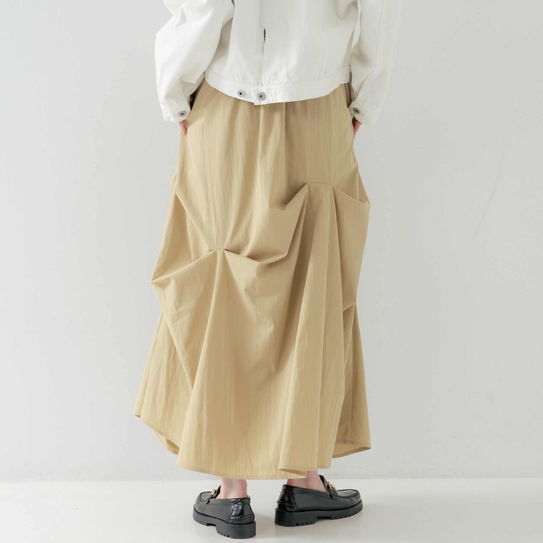 GALLEST「ランダムタックスカート」|スカート|