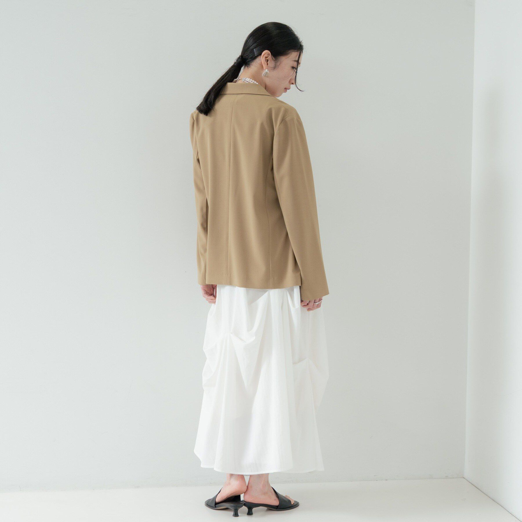 GALLEST「ランダムタックスカート」|スカート|