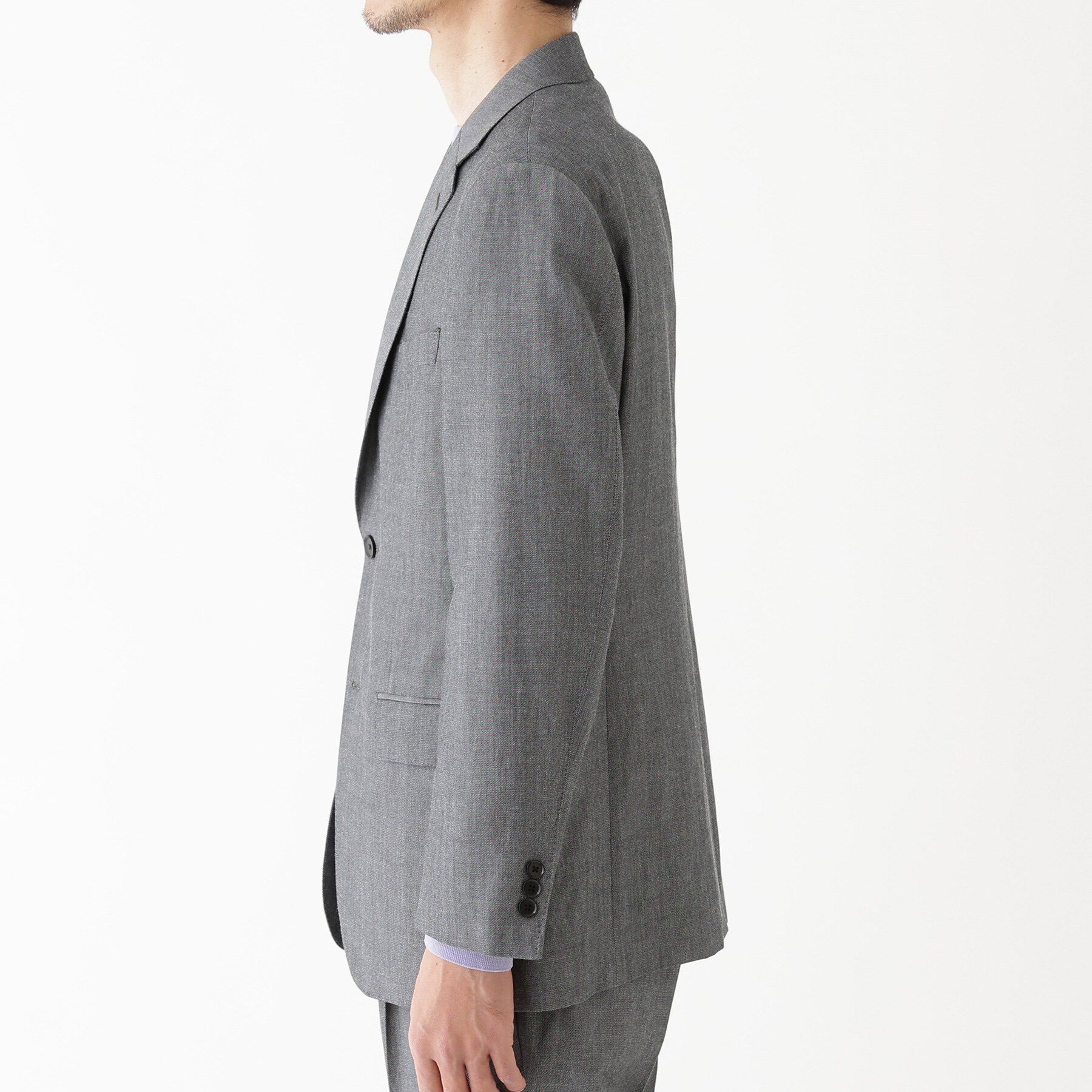 TAKEO KIKUCHI「【THE FLAGSHIP】シャンブレーツイル ジャケット」|スーツ|