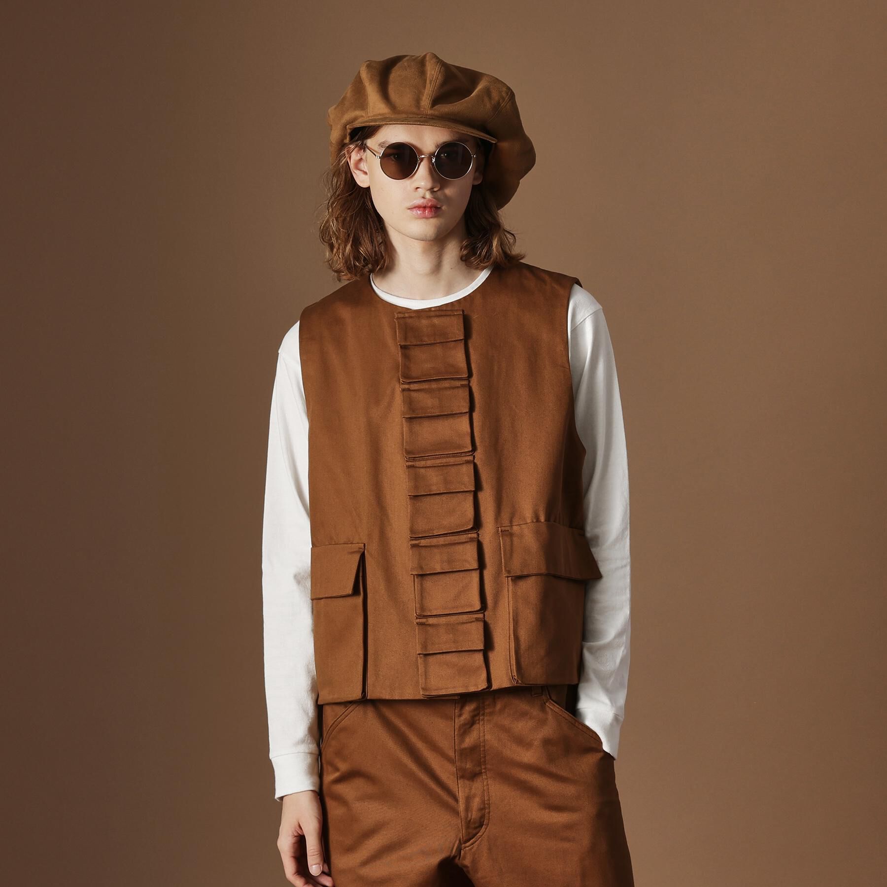 40CARATS&525「【Sサイズ～】多ポケットユーティリティべスト」|ベスト・ジレ|
