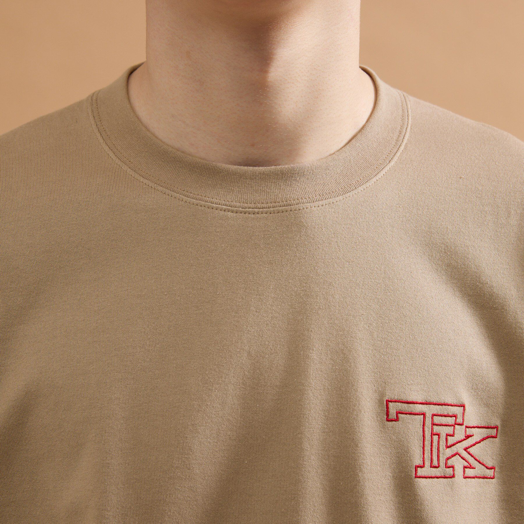 40CARATS&525「【Sサイズ～】TKワンポイント刺繍半袖Tシャツ」|Tシャツ・カットソー|