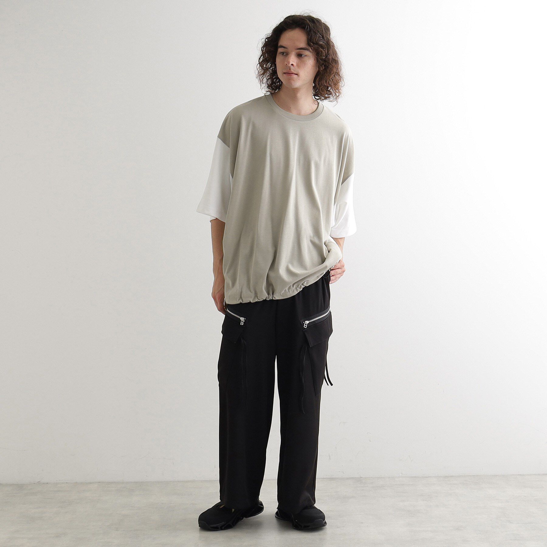 tk.TAKEO KIKUCHI「配色ドルマンカットソー」|Tシャツ・カットソー|