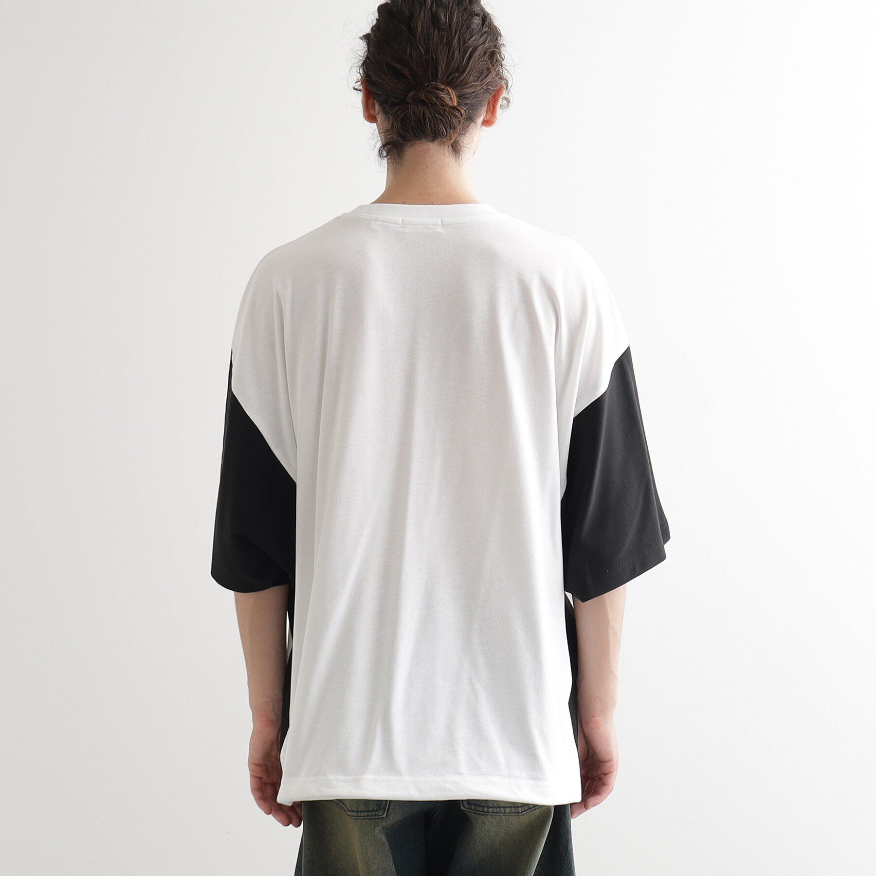 tk.TAKEO KIKUCHI「配色ドルマンカットソー」|Tシャツ・カットソー|