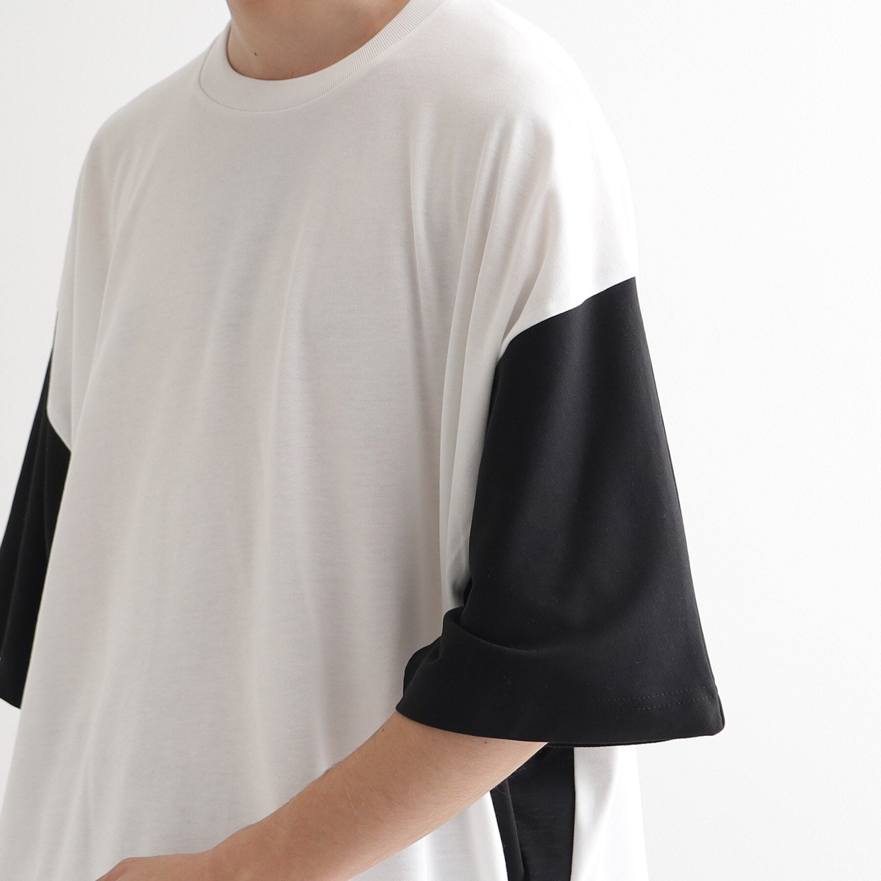 tk.TAKEO KIKUCHI「配色ドルマンカットソー」|Tシャツ・カットソー|