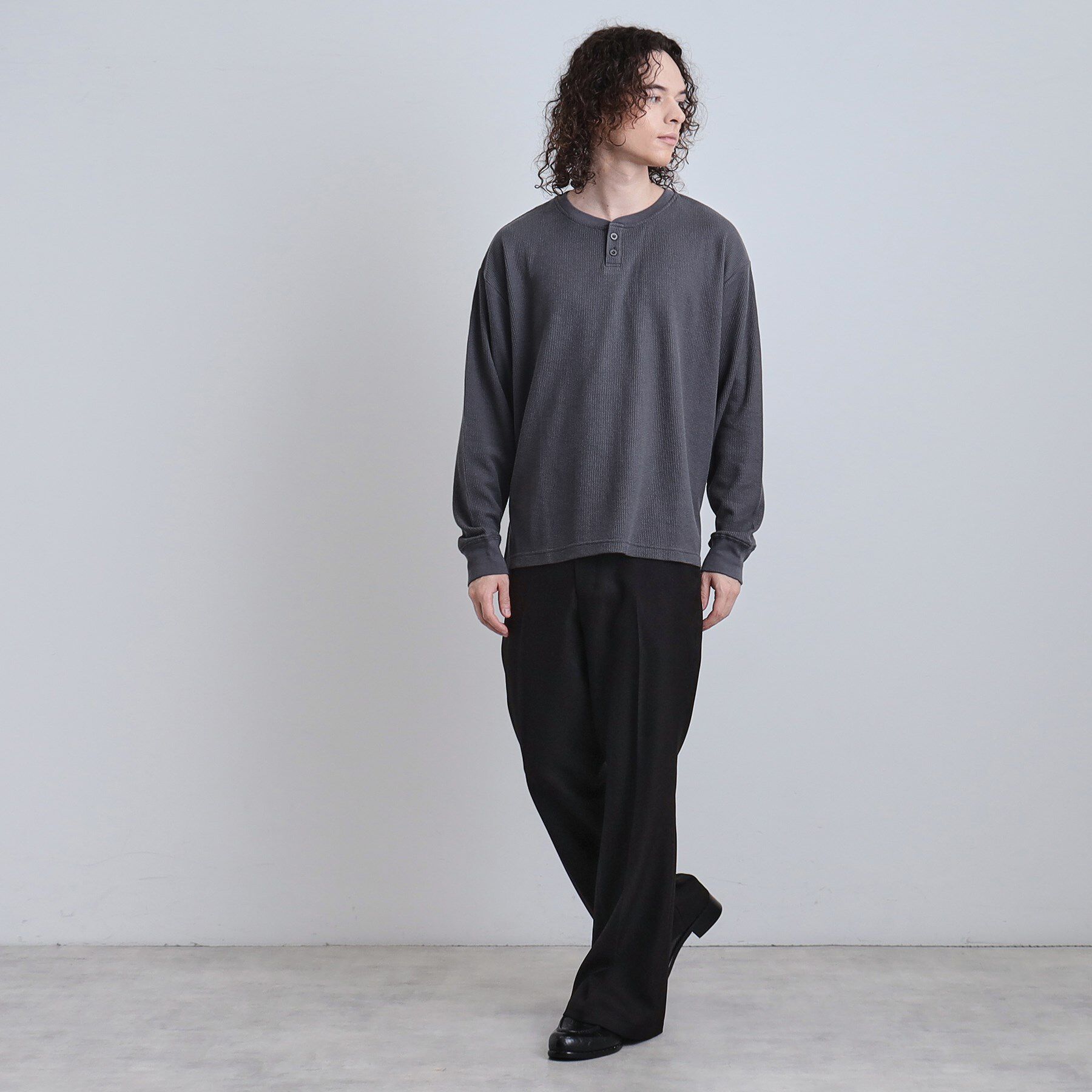 tk.TAKEO KIKUCHI「ワッフルヘンリーカットソー」|Tシャツ・カットソー|