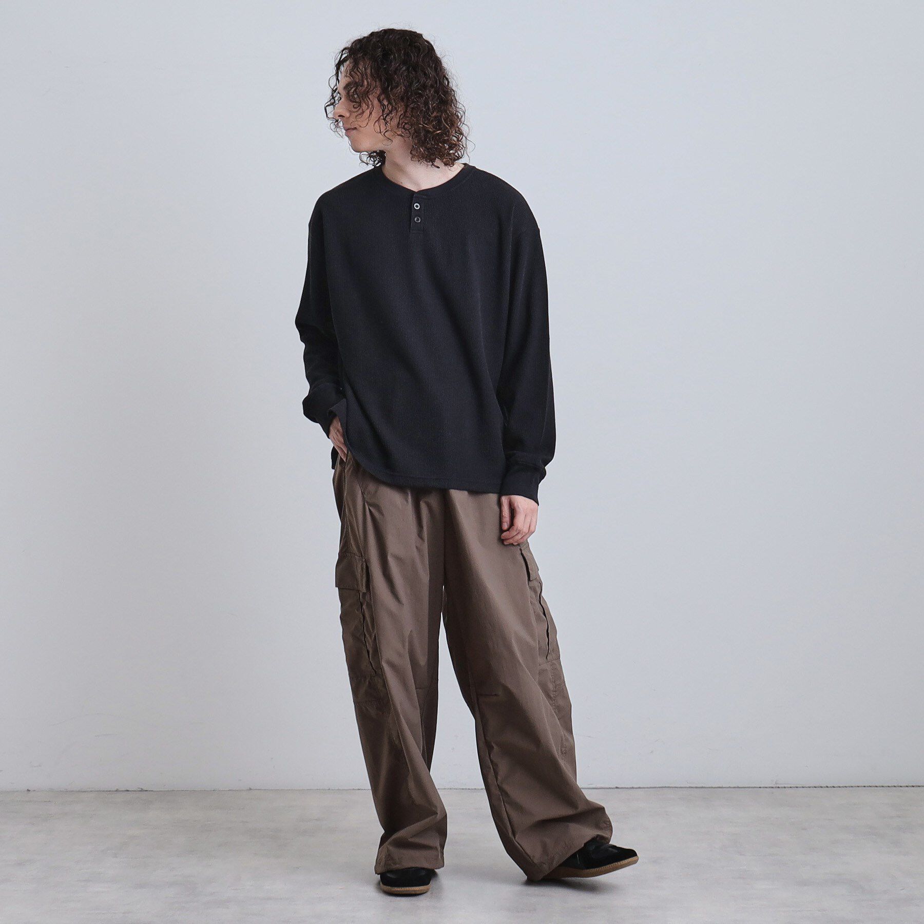 tk.TAKEO KIKUCHI「ワッフルヘンリーカットソー」|Tシャツ・カットソー|