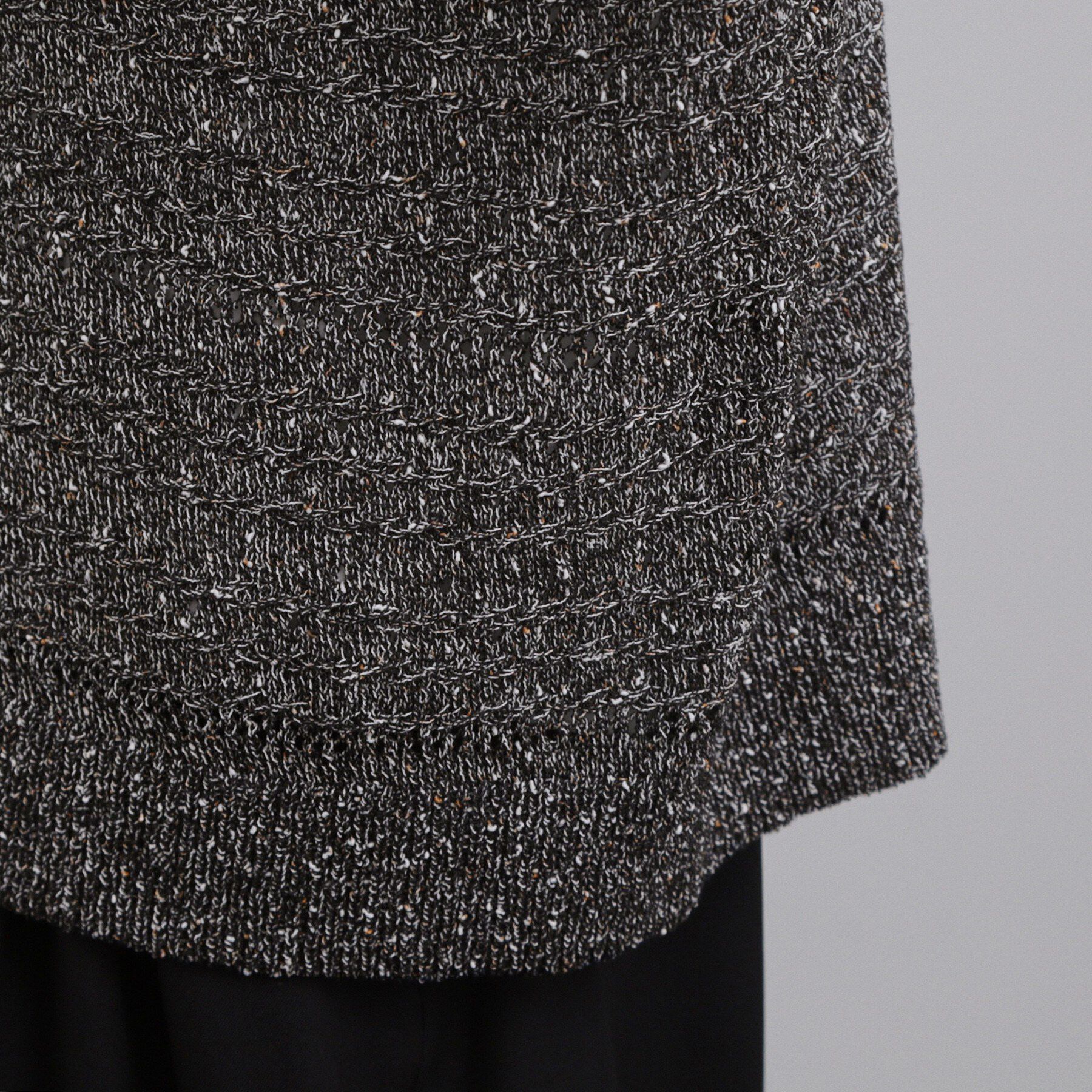 tk.TAKEO KIKUCHI「パターンドメッシュニットパーカー」|ニット・セーター|