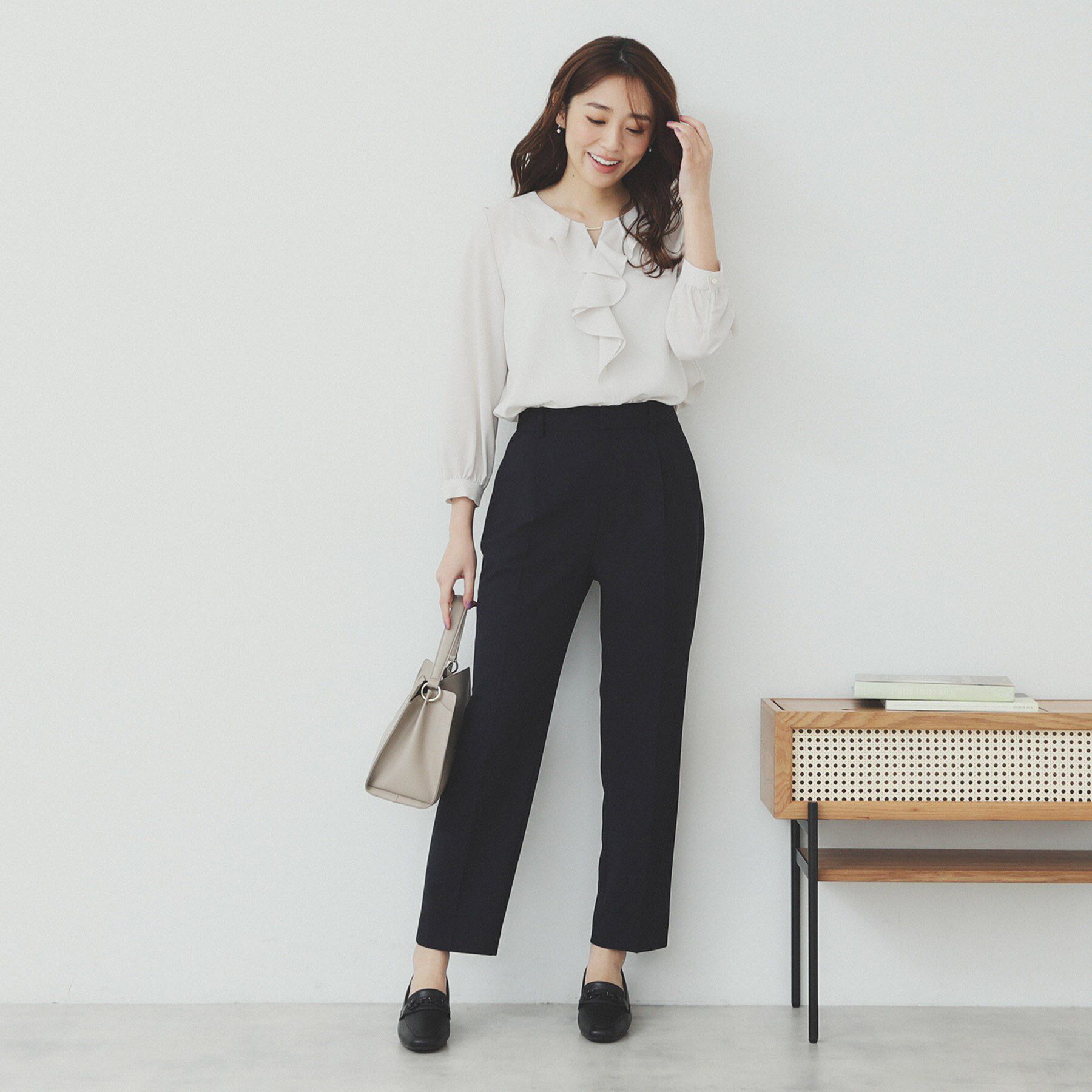 index「ストレッチテーパードパンツ/セットアップ対応可【洗濯機洗い可/イージーアイロン/抗ピル】」|その他|