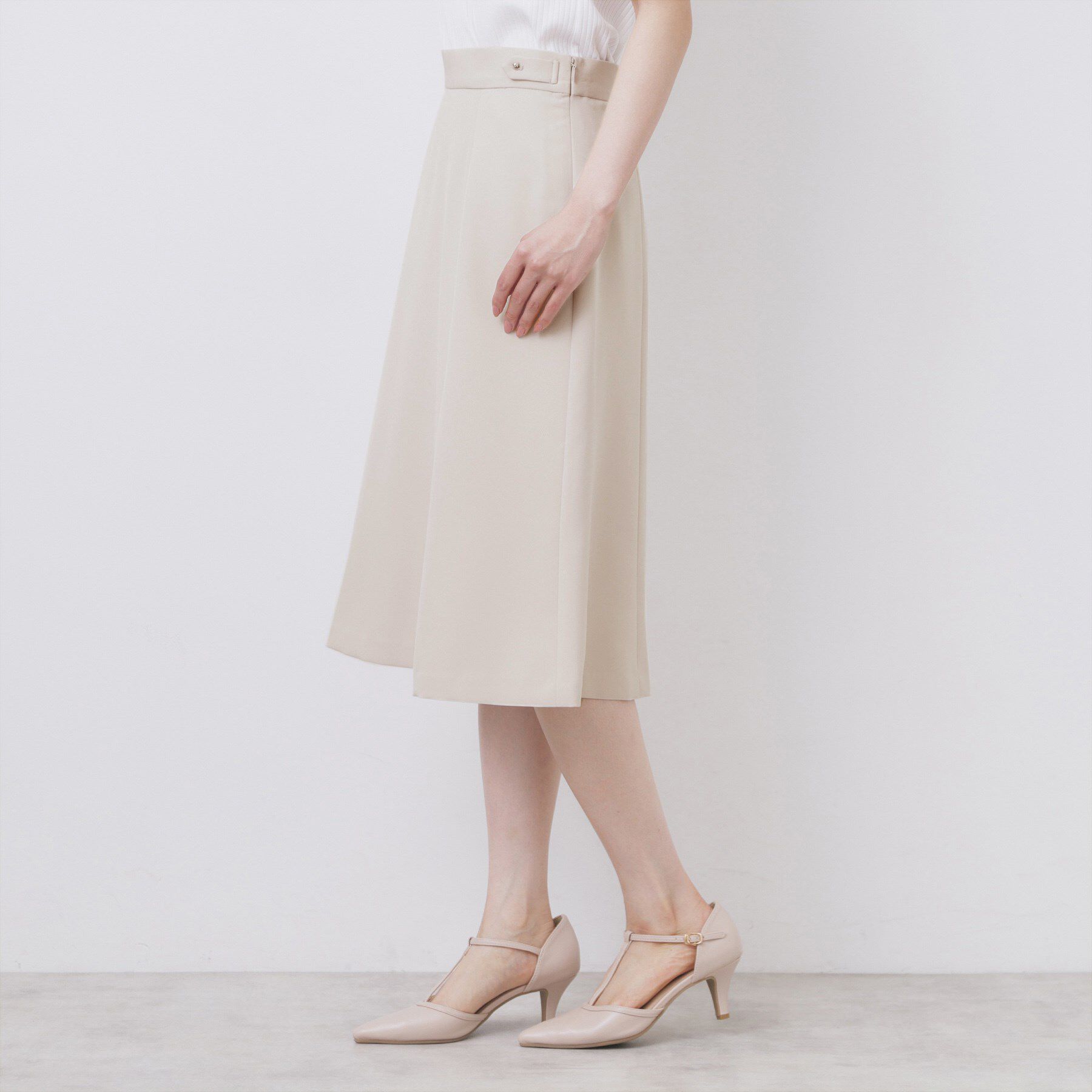 index「ストレッチフレアスカート/セットアップ対応【洗濯機洗い可/イージーアイロン/防シワ】」|スカート|