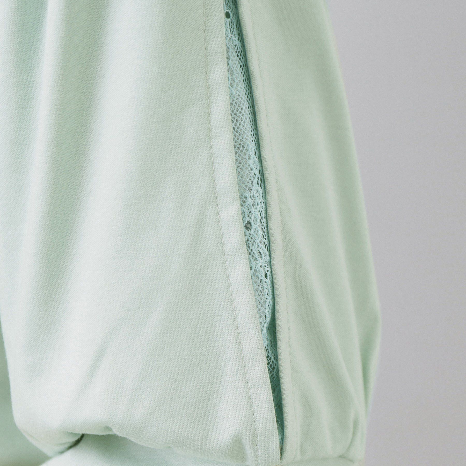 index「レースドッキングスリーブトップス【洗濯機洗い可/UVケア】」|Tシャツ・カットソー|