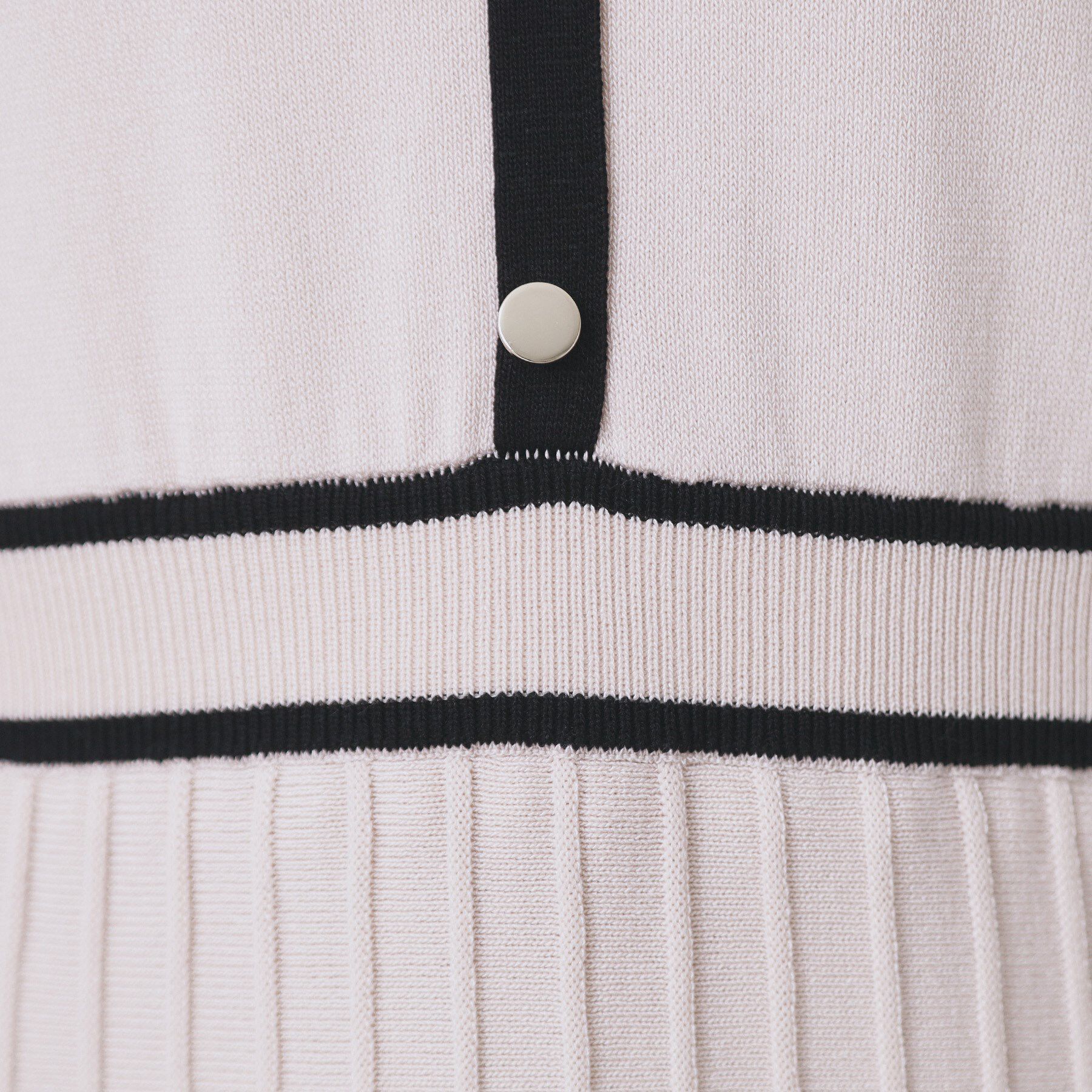 index「バイカラードッキング風ニットワンピース【洗濯機OK/抗ピル】」|ワンピース|