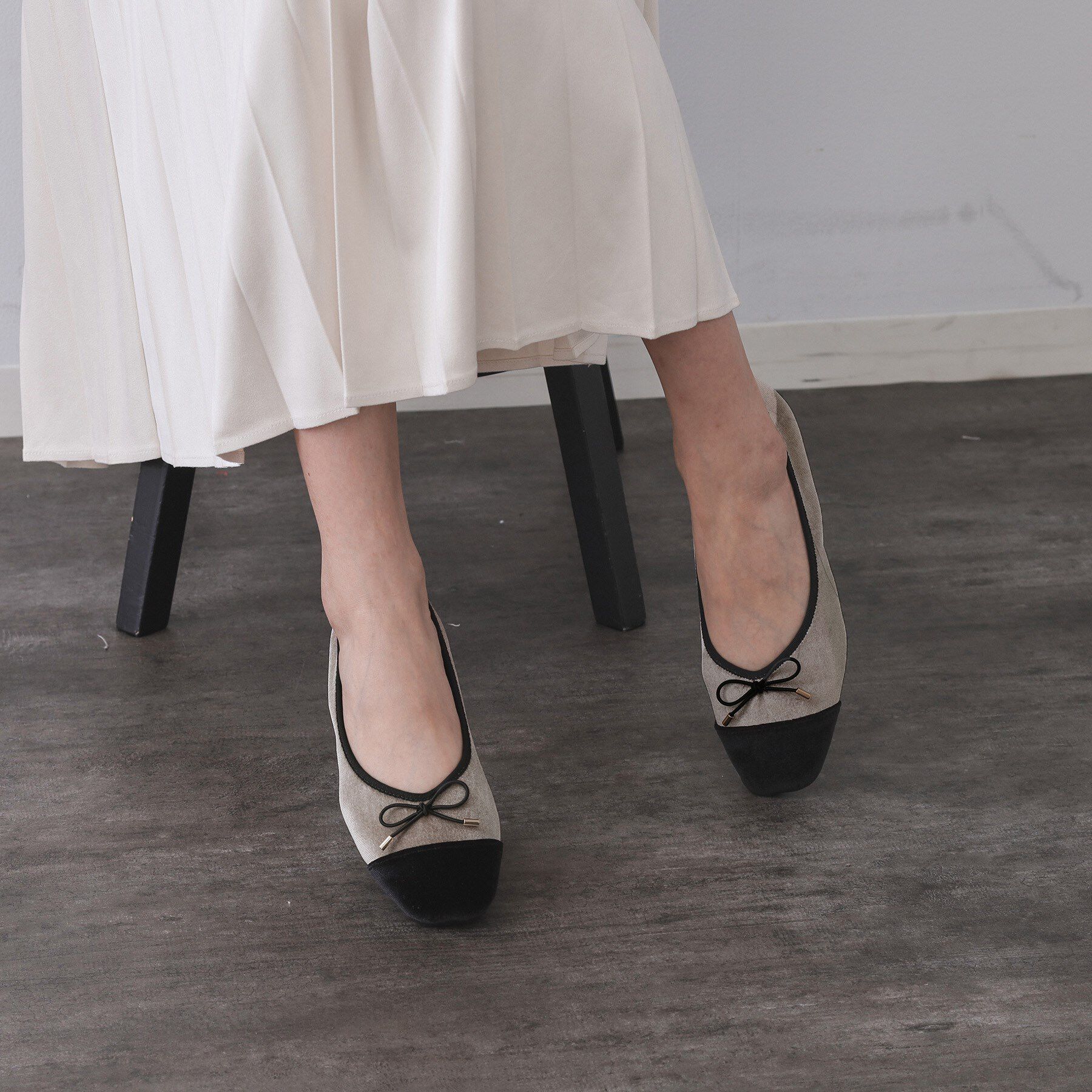 OPAQUE.CLIP「《美人百花掲載》名品フラットバレエシューズ」|その他|ベージュ(552)