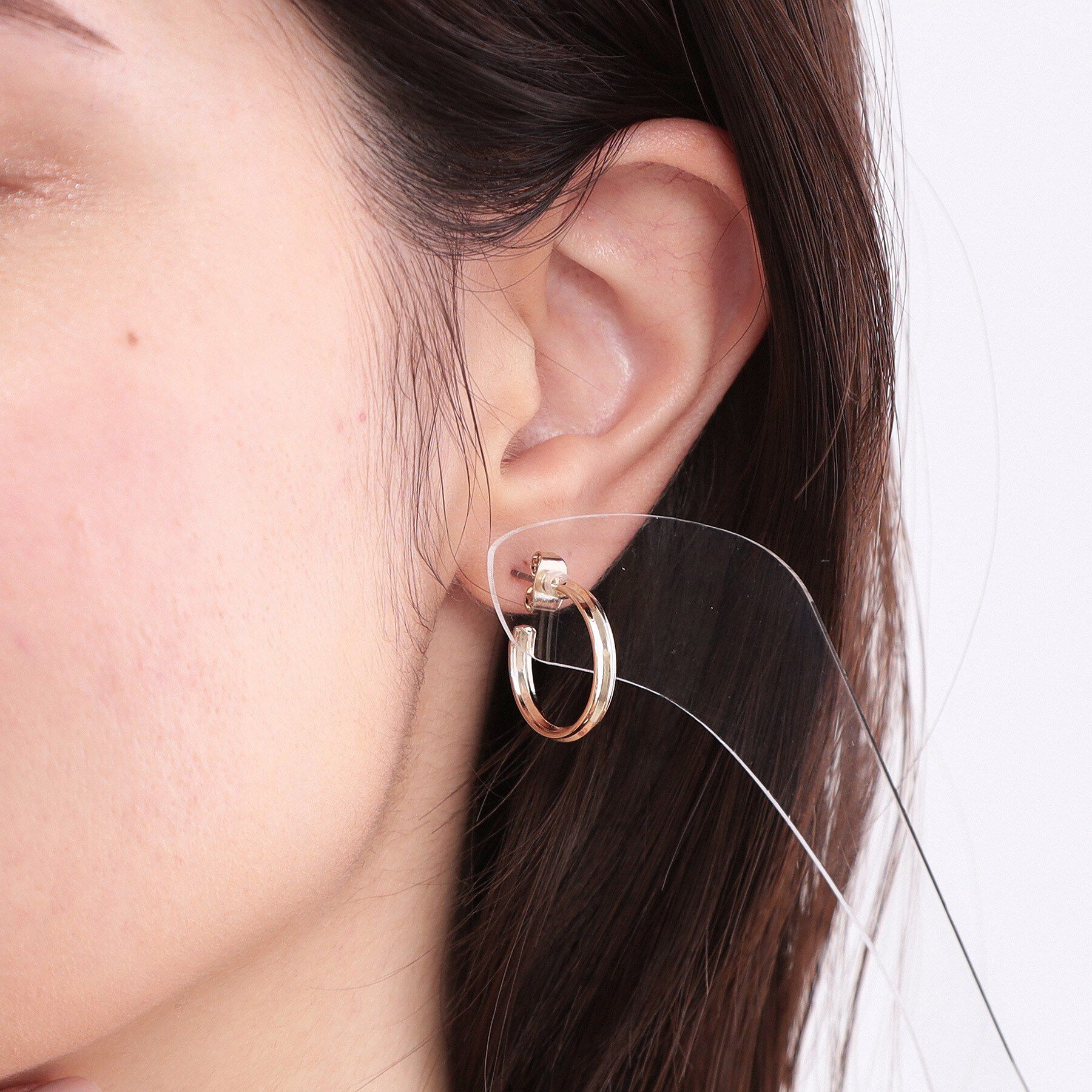 OPAQUE.CLIP「シンプルデザイン フープピアス」|ピアス|