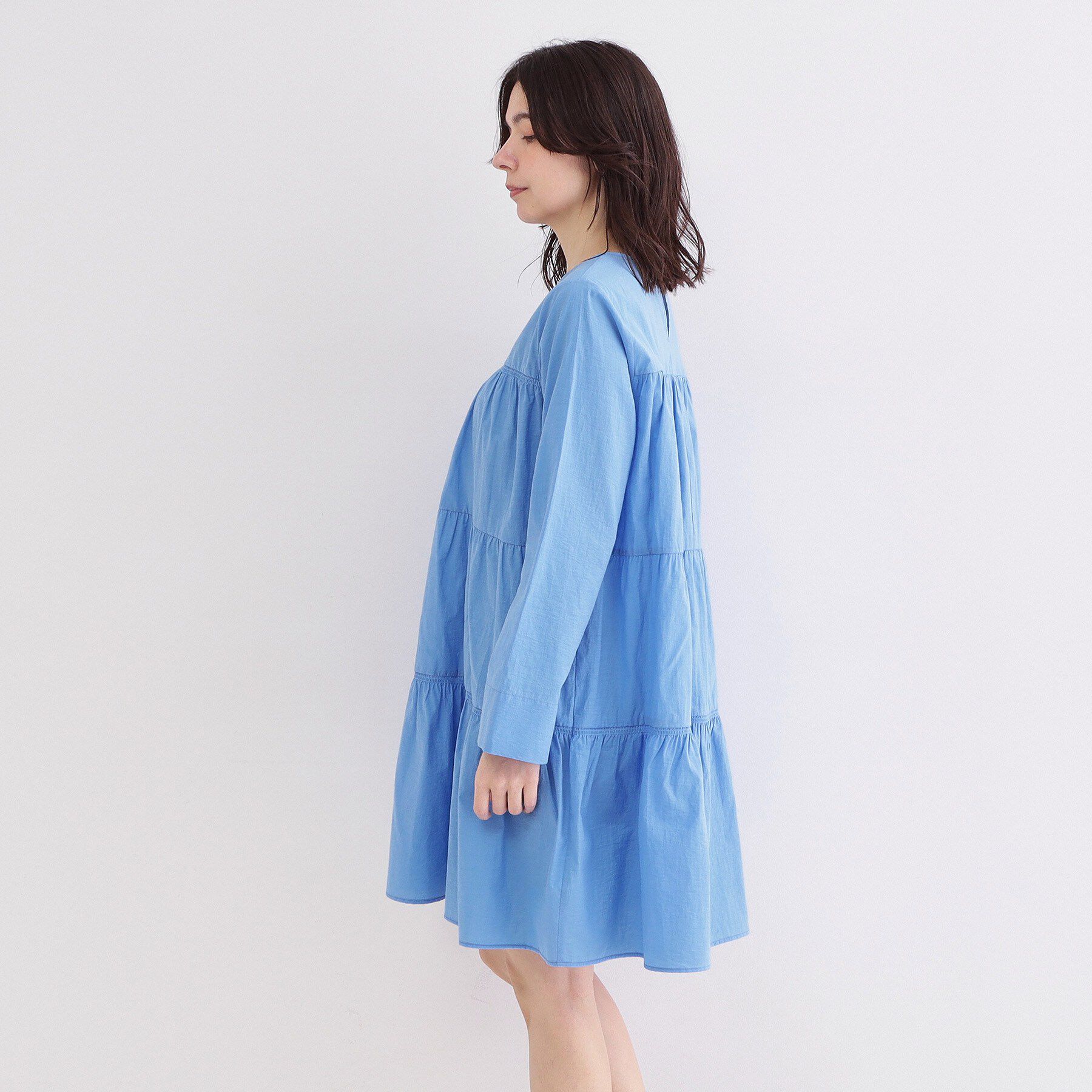 OPAQUE.CLIP「ティアードミニワンピース【洗濯機OK】」|ワンピース|