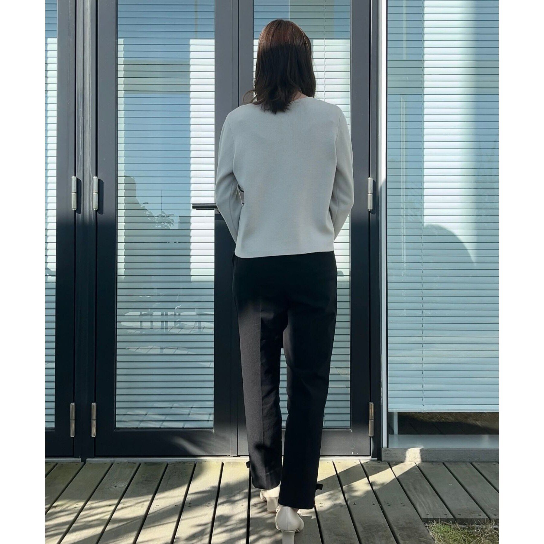 Couture broach「【ラクチンきれい見えパンツ】リボンハイパーストレッチパンツ」|その他|