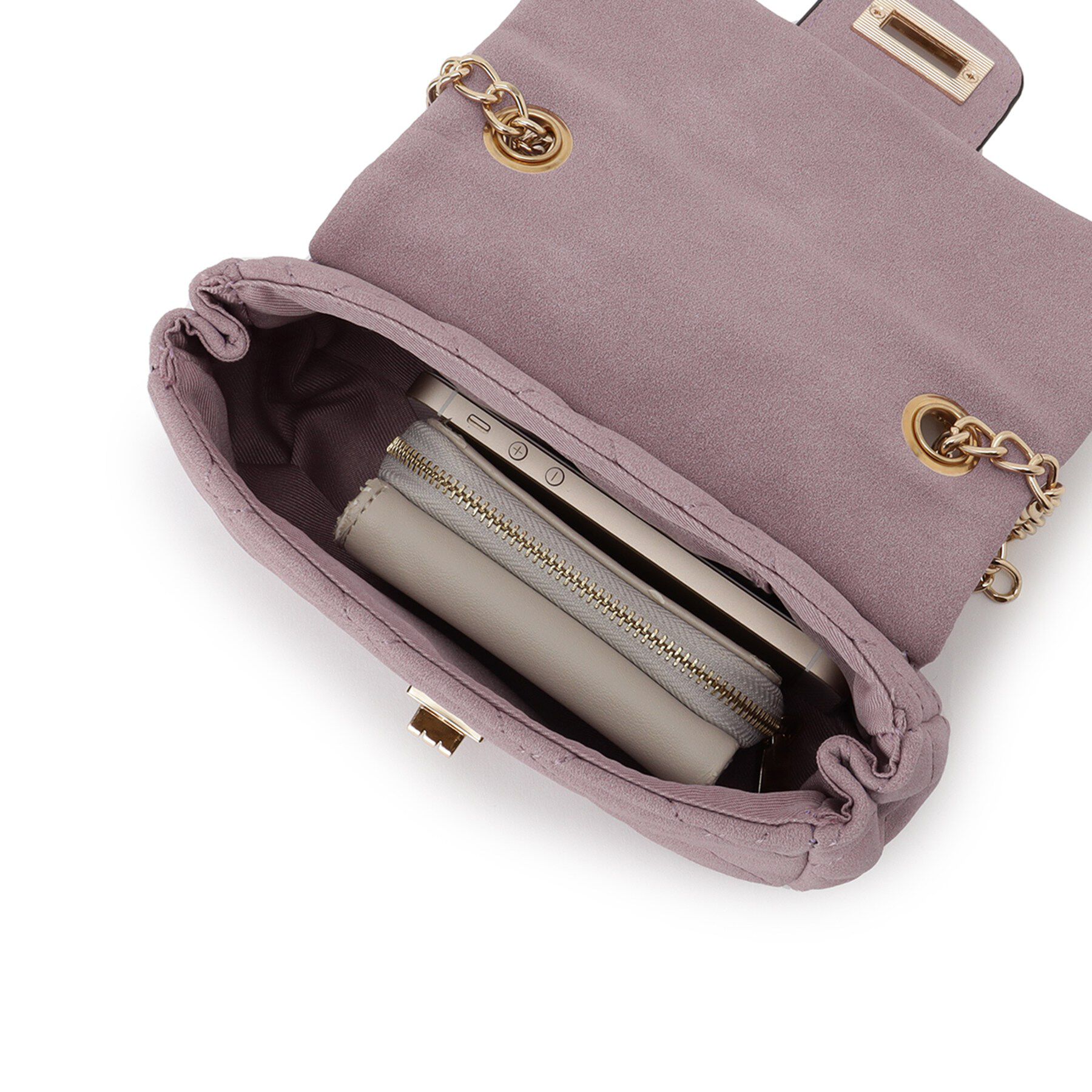 Couture broach「スエード調ミニショルダーバッグ」|ショルダー・メッセンジャー|