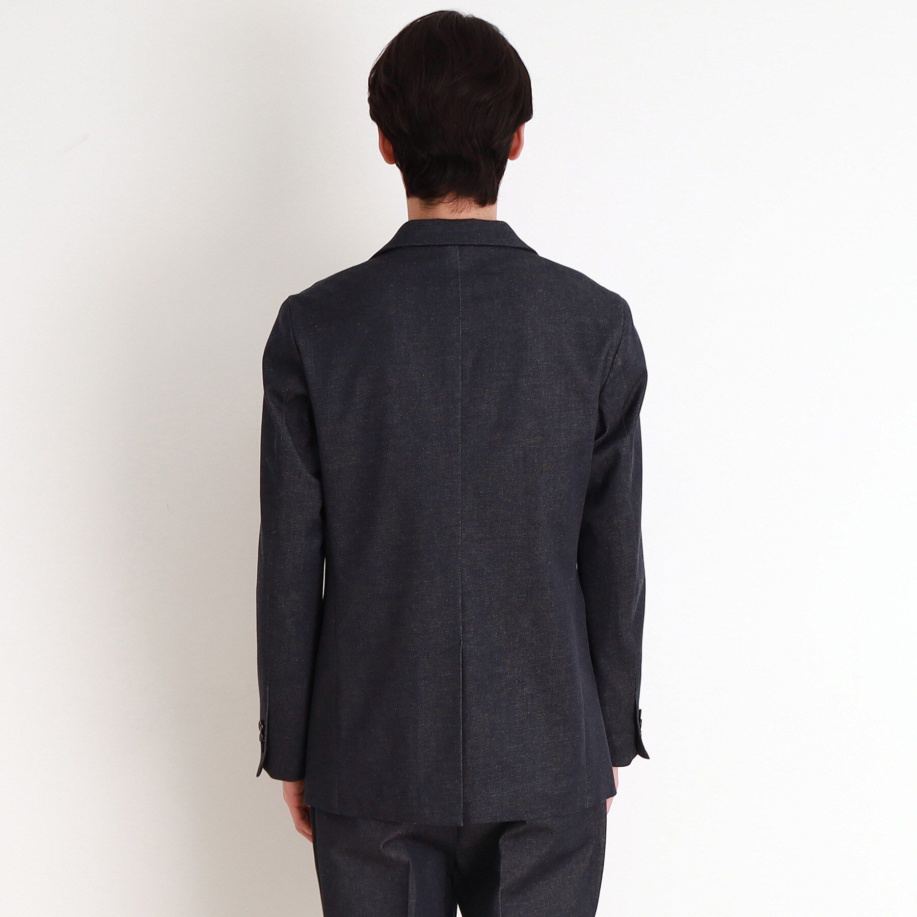 THE SHOP TK「エバーデニムジャケット セットアップ可／洗える／ストレッチ」|テーラードジャケット|